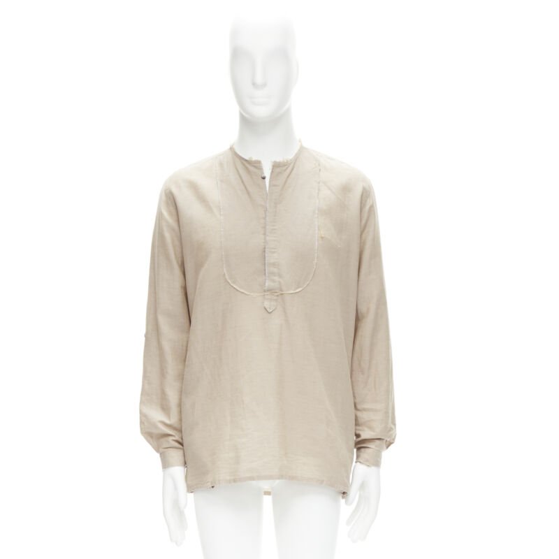 Fendi Frayed Linen Shirt - Image 13