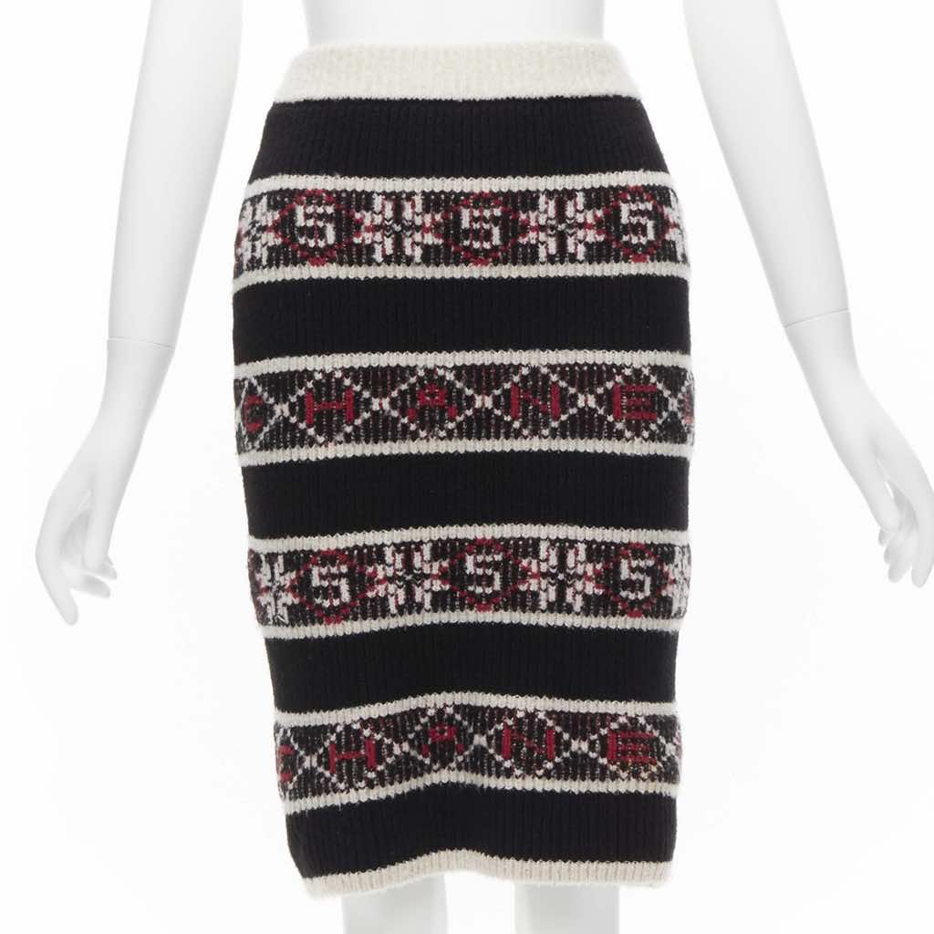 Chanel Fair Isle Skirt