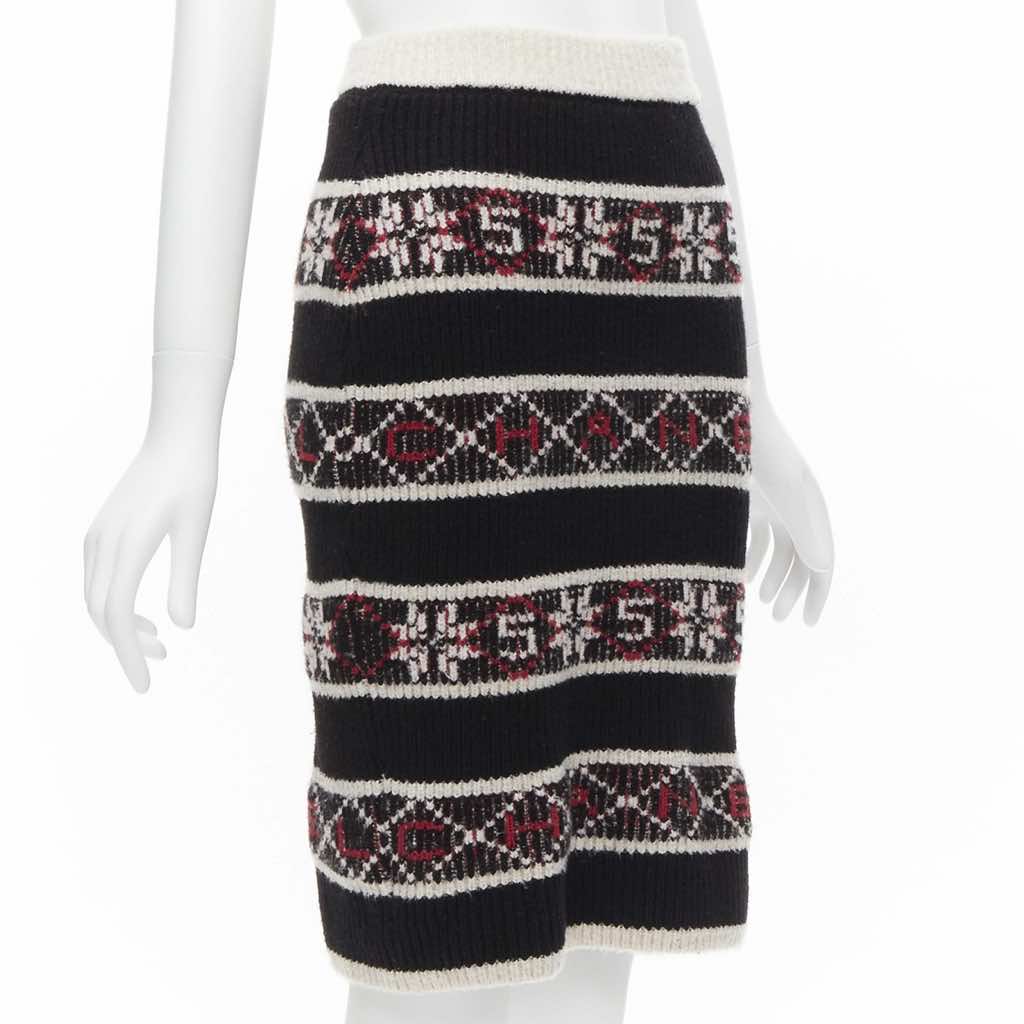 Chanel Fair Isle Skirt - Image 6