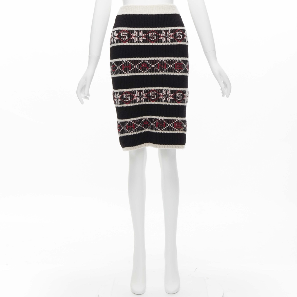 Chanel Fair Isle Skirt - Image 11