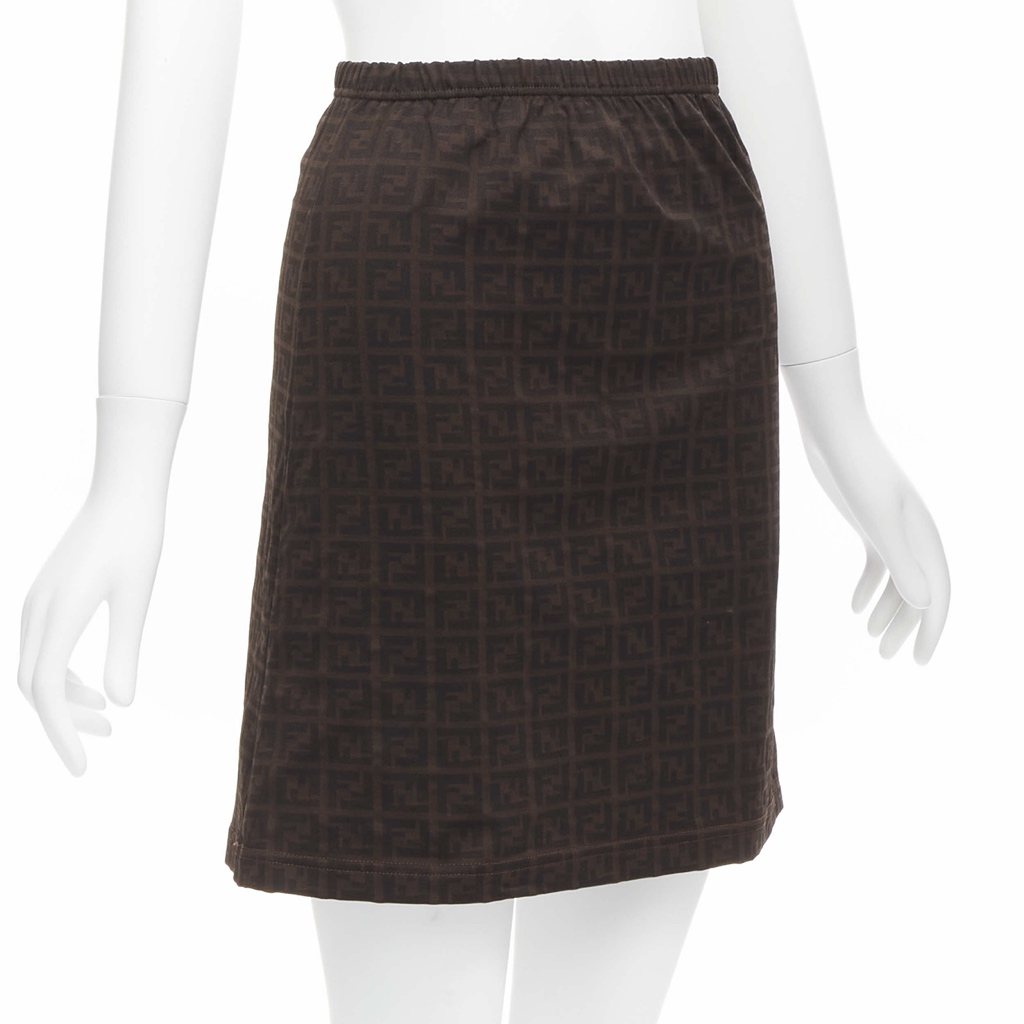 Fendi Zucca A-line Skirt - Image 6