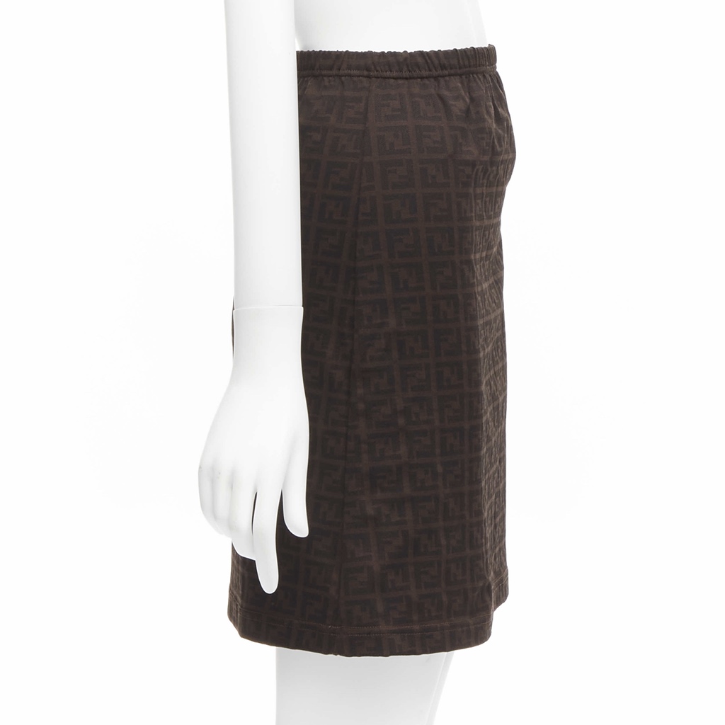 Fendi Zucca A-line Skirt - 4