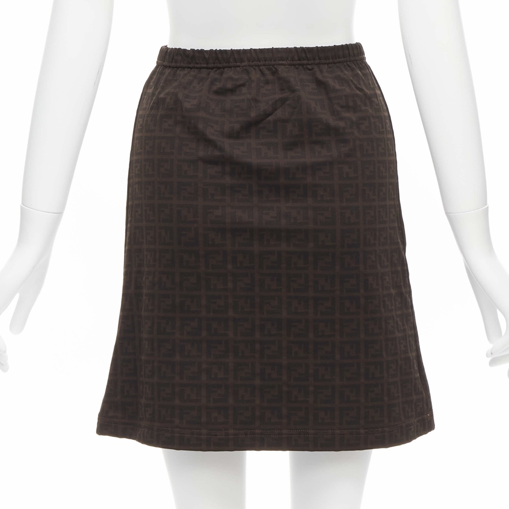 Fendi Zucca A-line Skirt - Side view