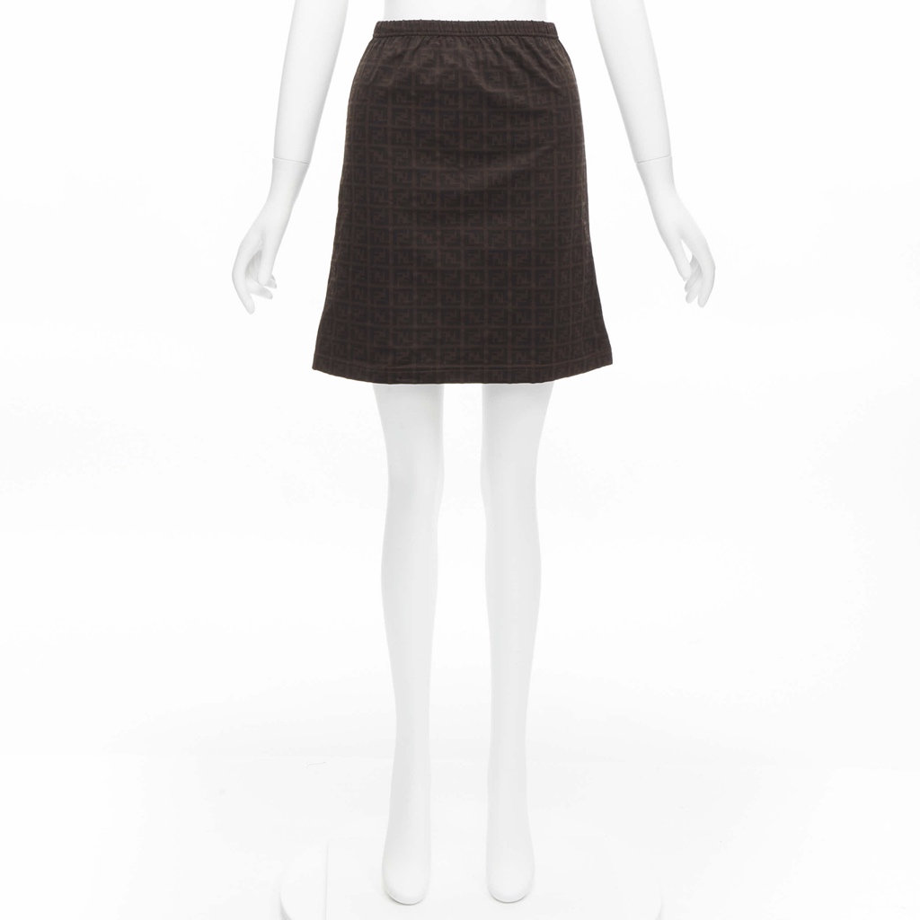 Fendi Zucca A-line Skirt - Image 11