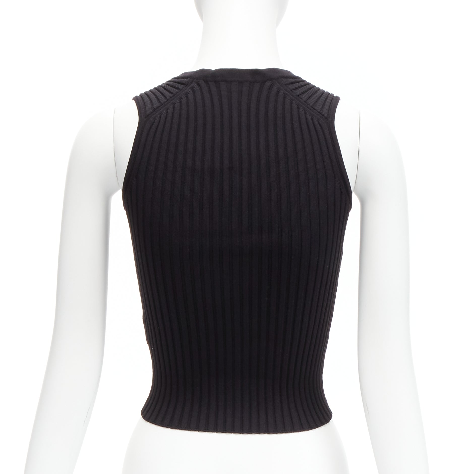 Chanel CC Logo Cropped Vest - Side view