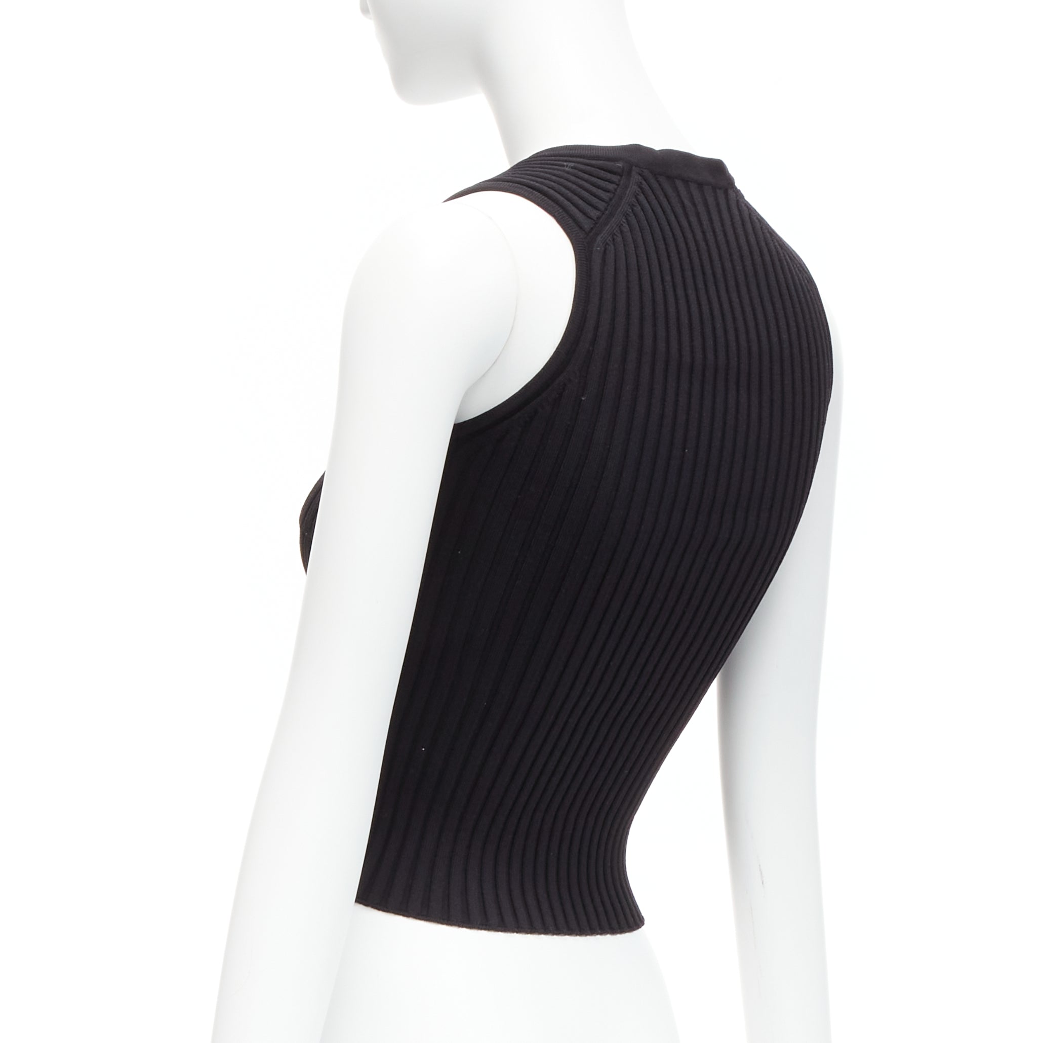 Chanel CC Logo Cropped Vest - Detail 1