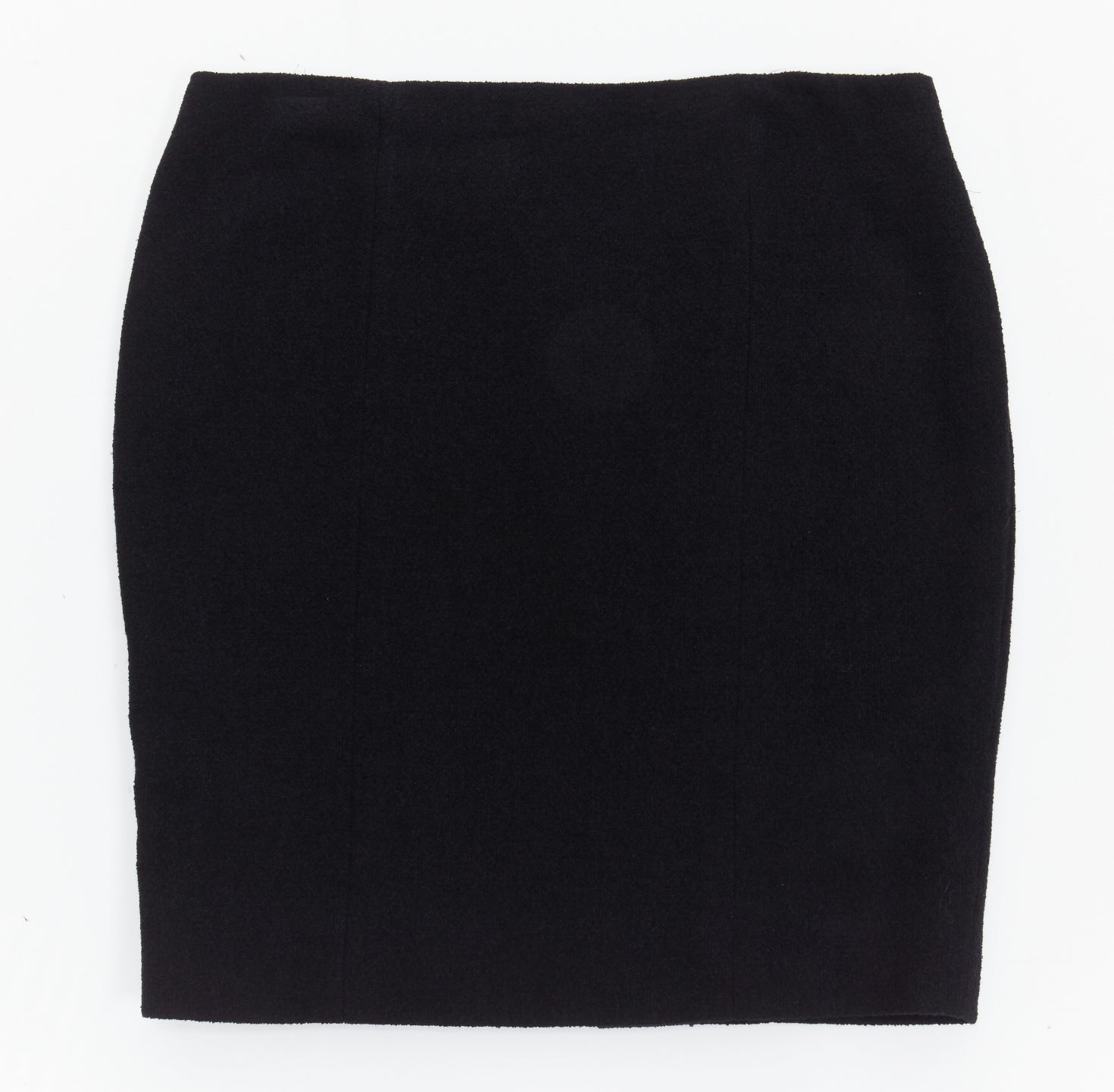 Chanel Tweed Logo Skirt - Image 6