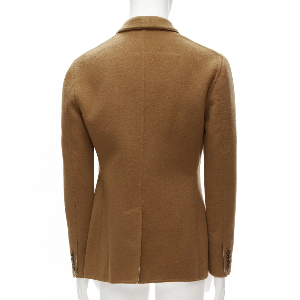 Berluti Cashmere Double-Breasted Jacket Brown Cashmere Never worn - Box View