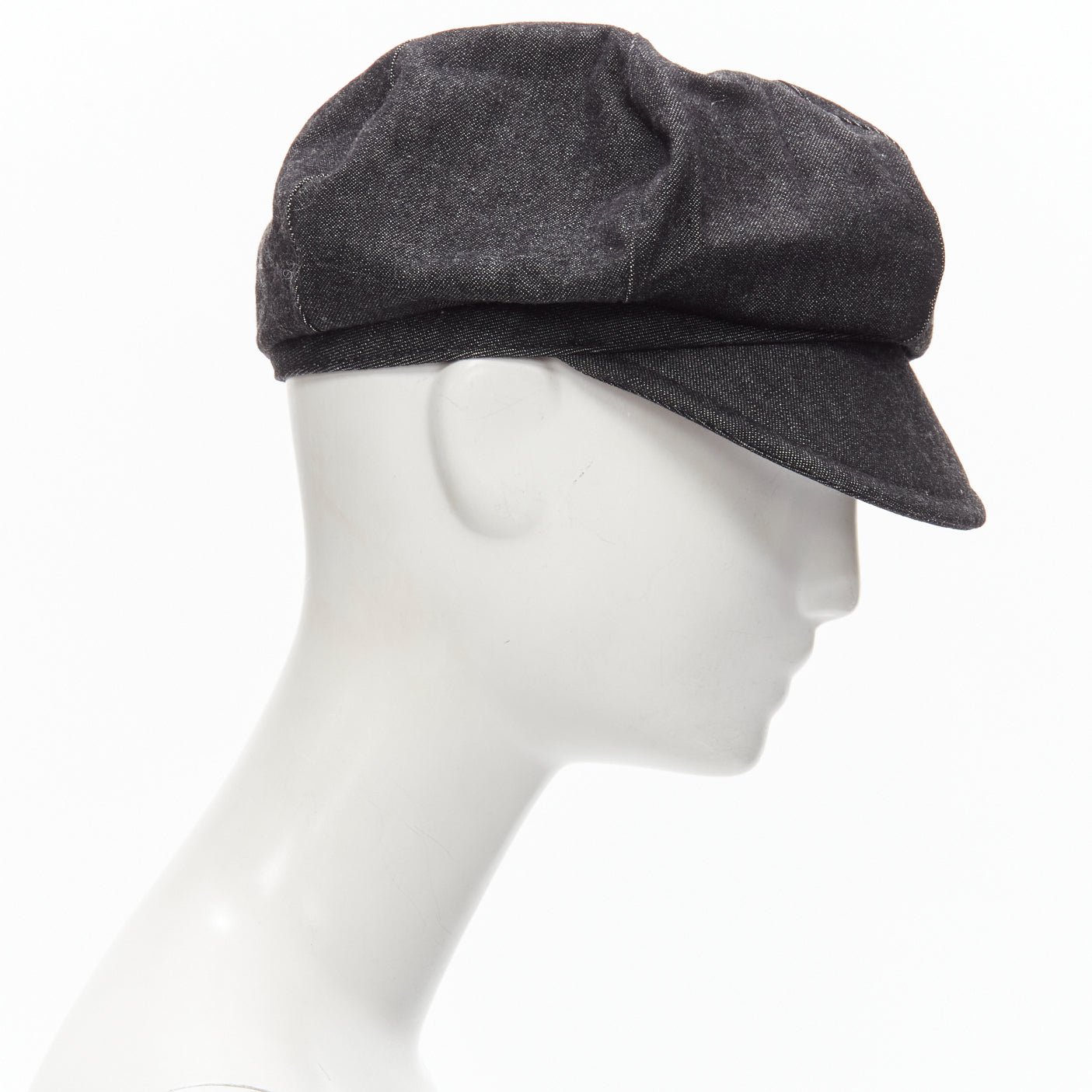 Burberry Black Denim Newboy Hat - 4