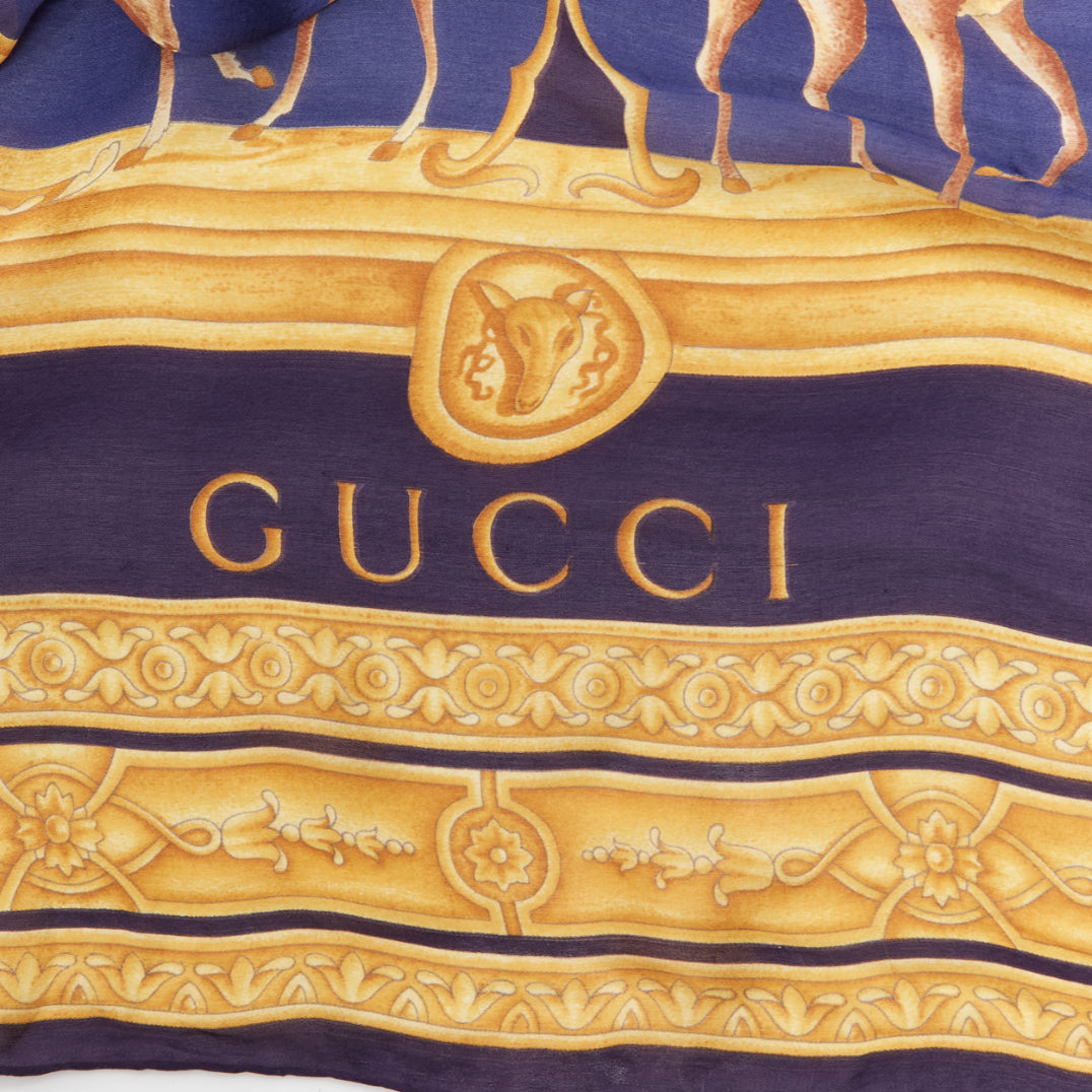 Gucci Barocco Motif Scarf - Image 10