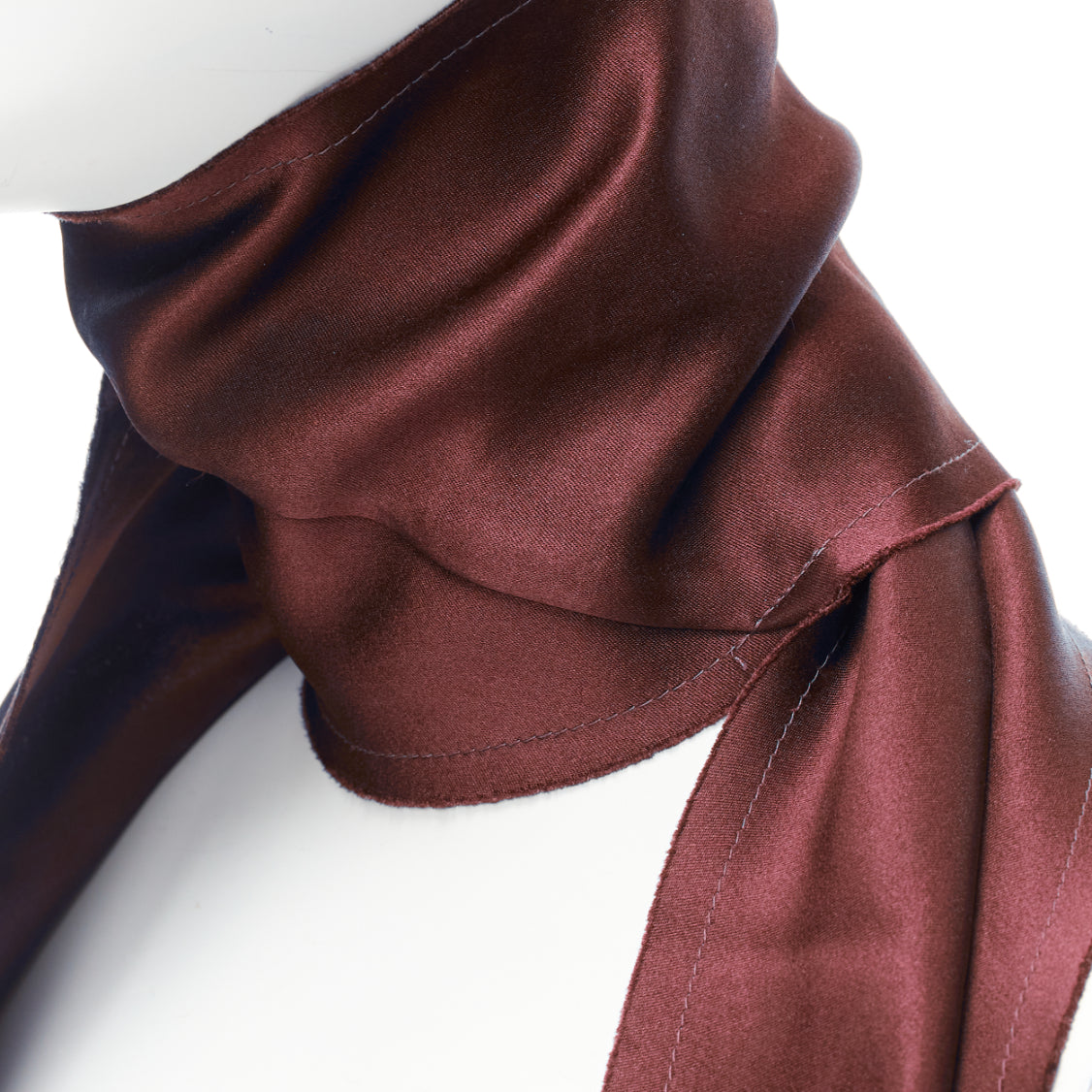 Lanvin Nylon Logo Peplum scarf - Back view