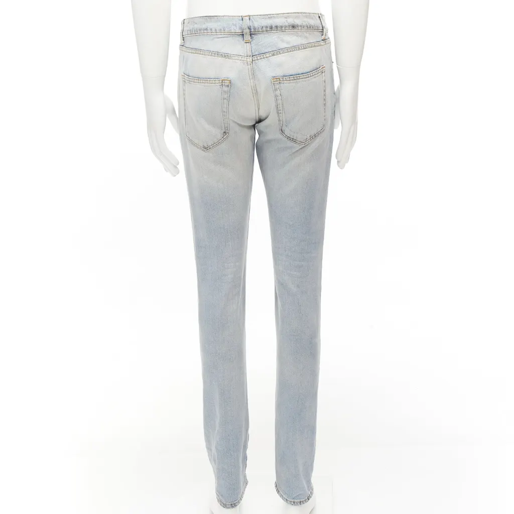 Saint Laurent D02 M/SK-LW Blue Cotton Never worn - Box View