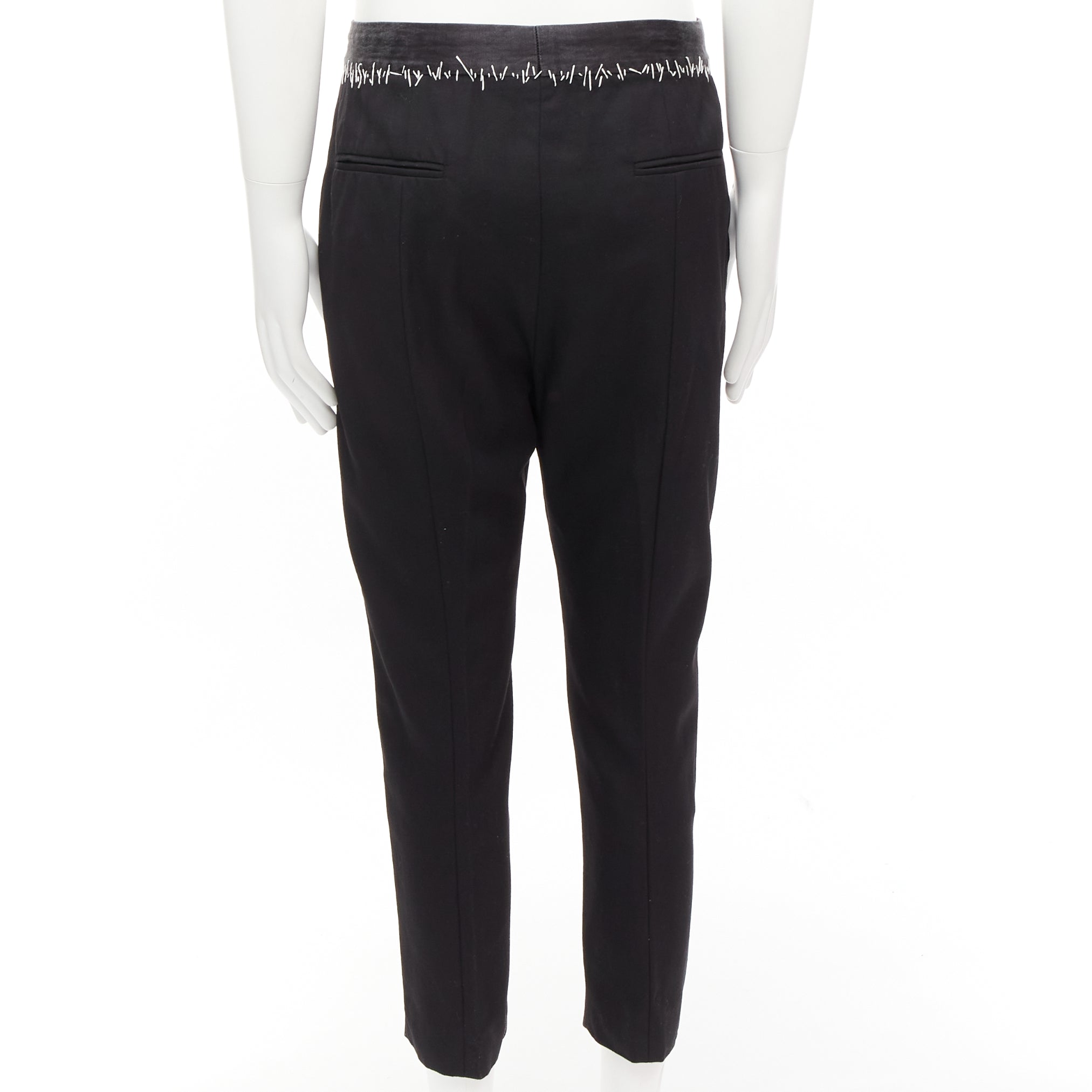 Haider Ackermann Topstitch Wool Pants - Side view