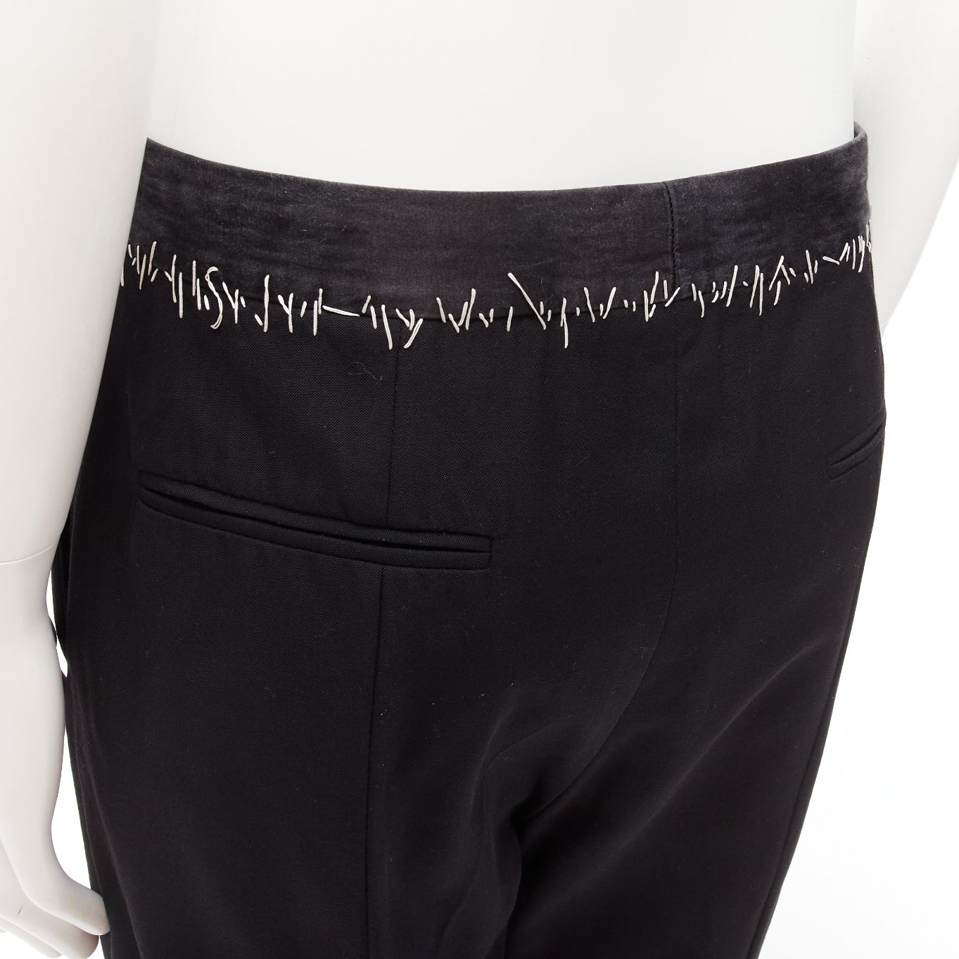 Haider Ackermann Topstitch Wool Pants - Detail 2