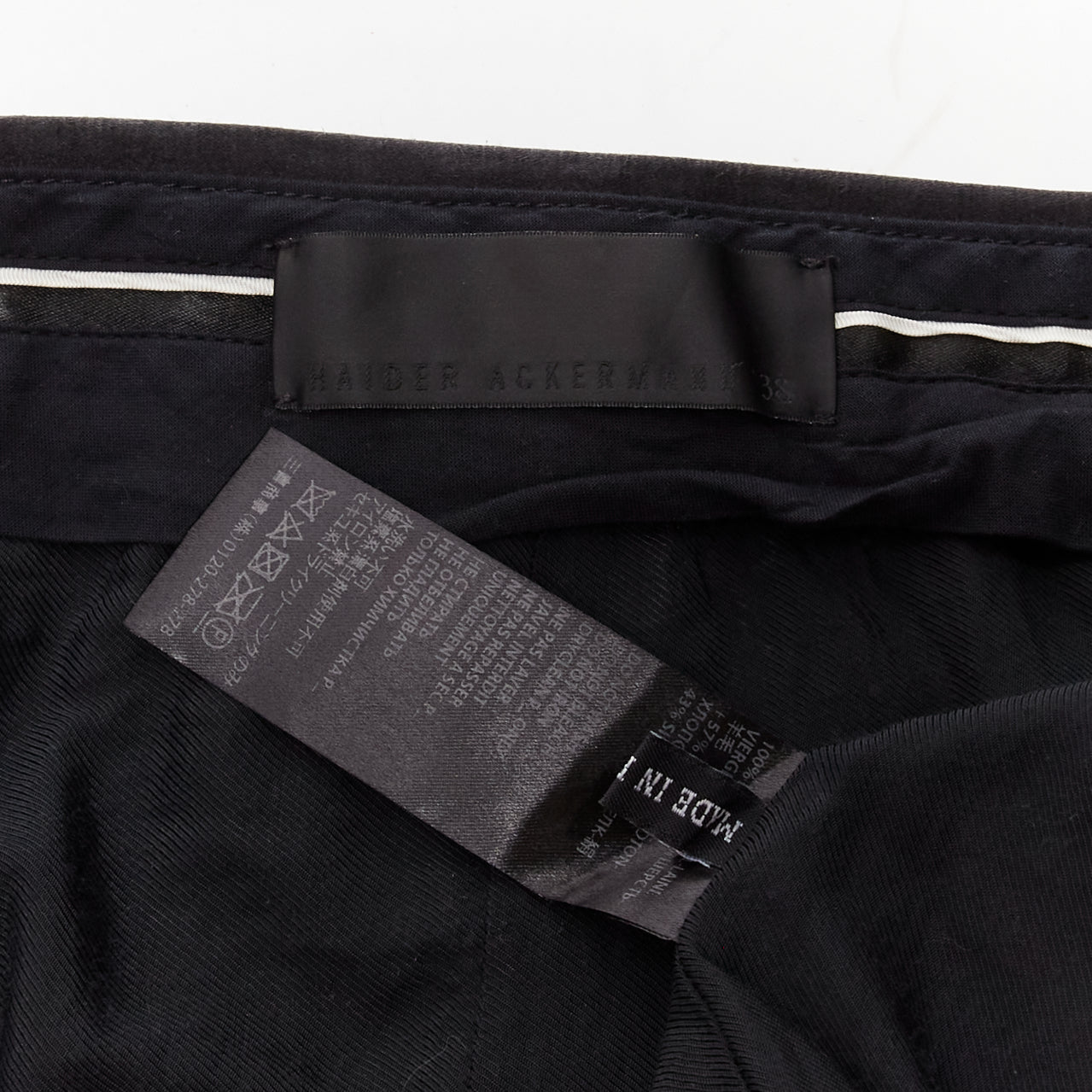 Haider Ackermann Topstitch Wool Pants - Image 10