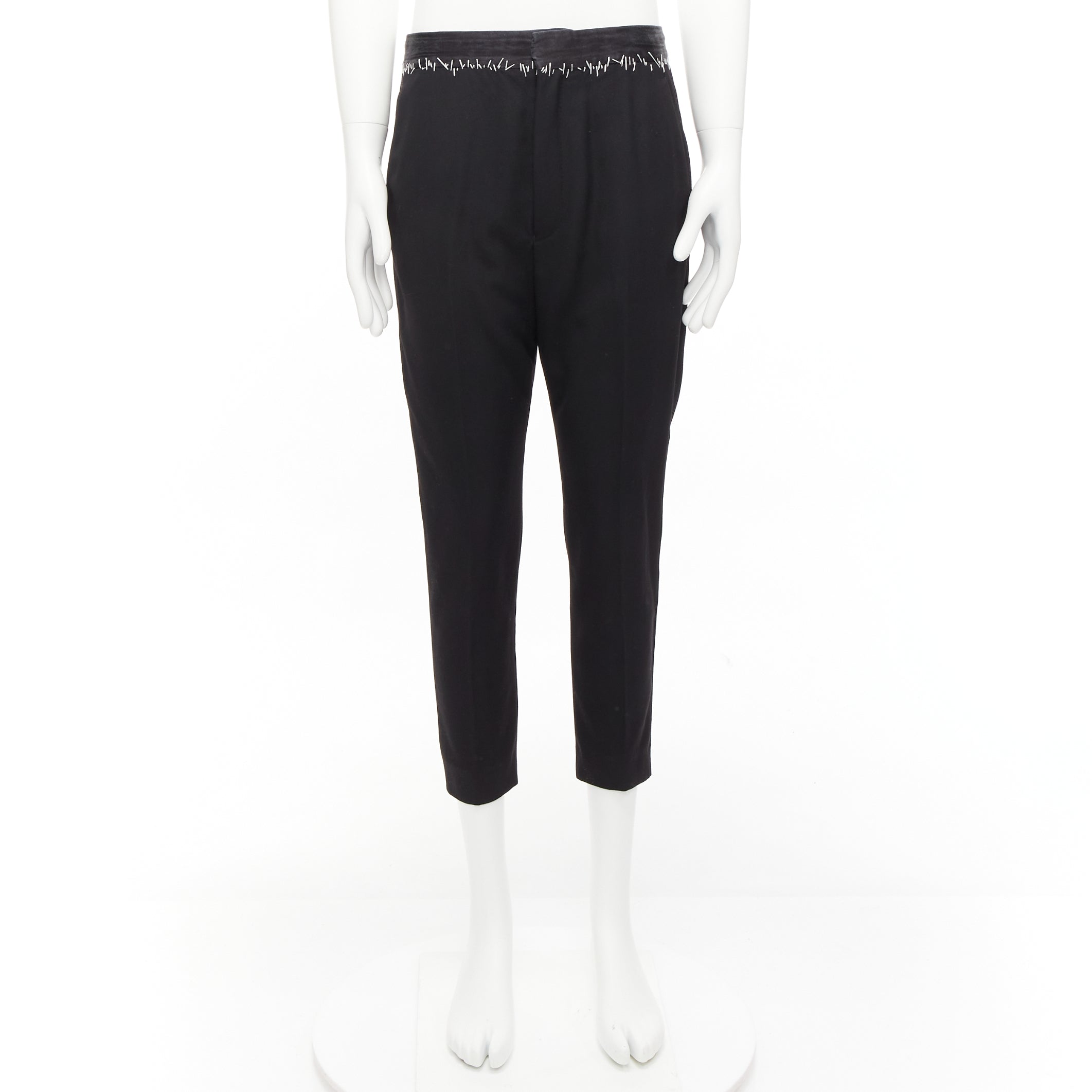 Haider Ackermann Topstitch Wool Pants - Image 11