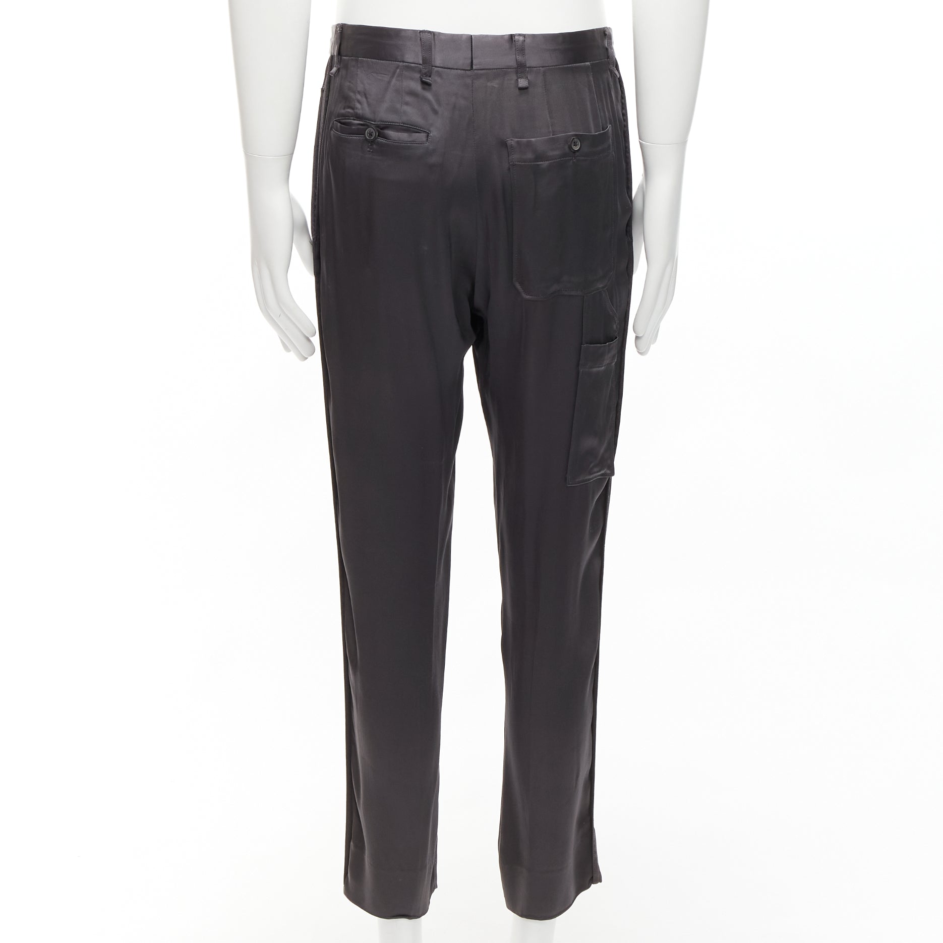 Lanvin Pleated Cuffed Pants - Side view