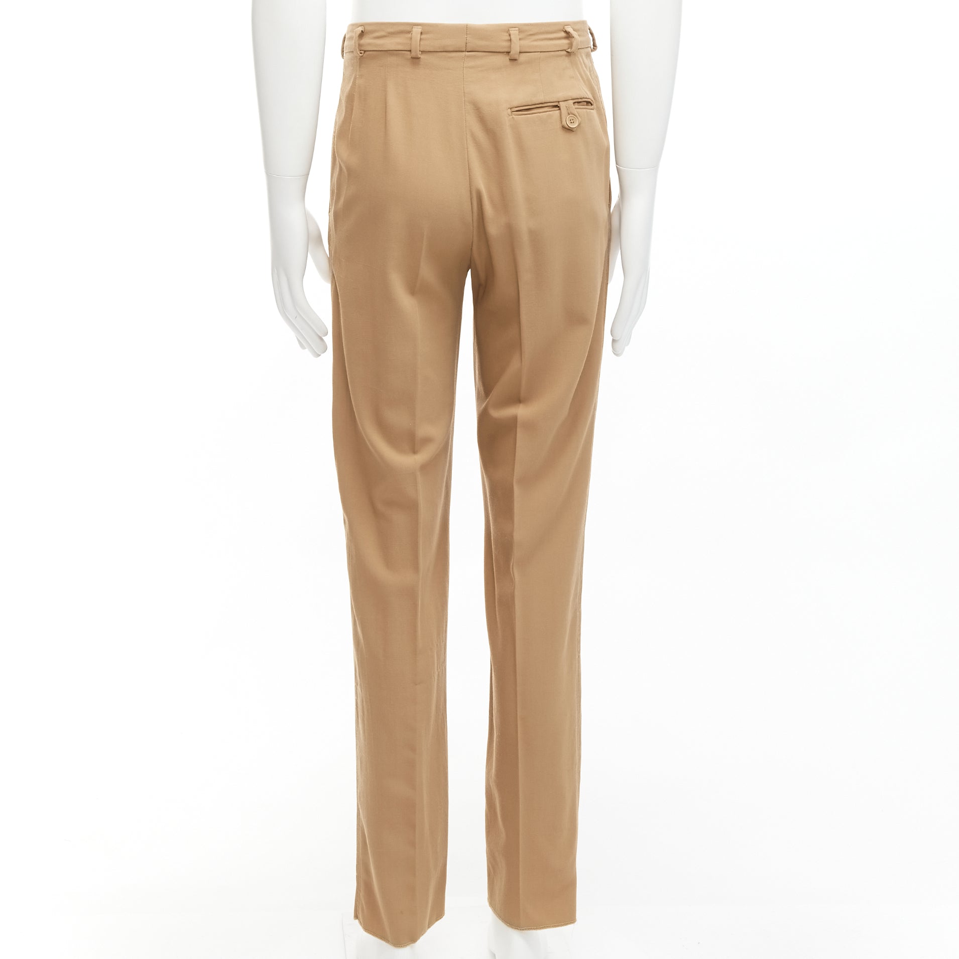 Bottega Veneta Pleated Wool Pants - Side view