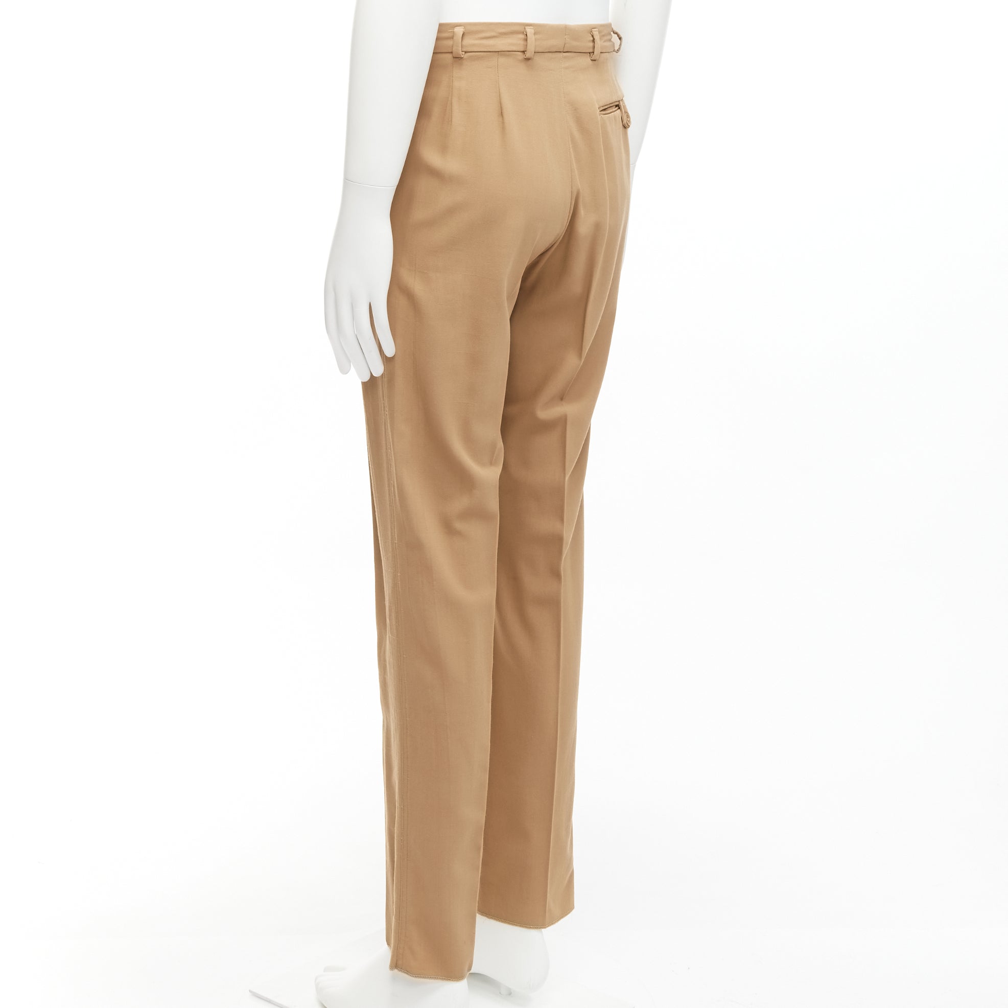 Bottega Veneta Pleated Wool Pants - Detail 1
