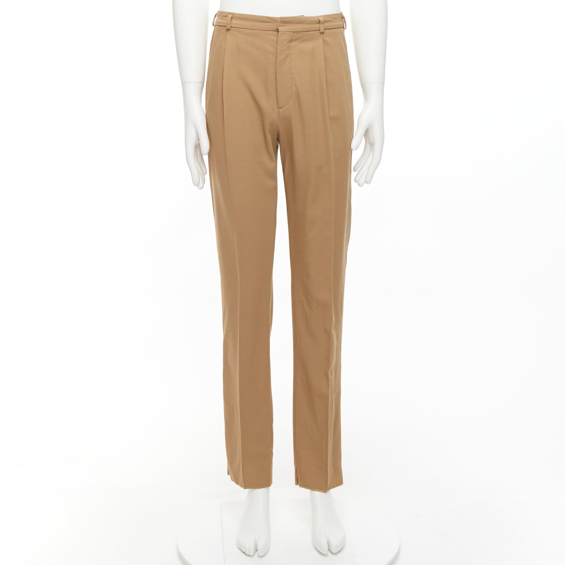 Bottega Veneta Pleated Wool Pants - Image 11