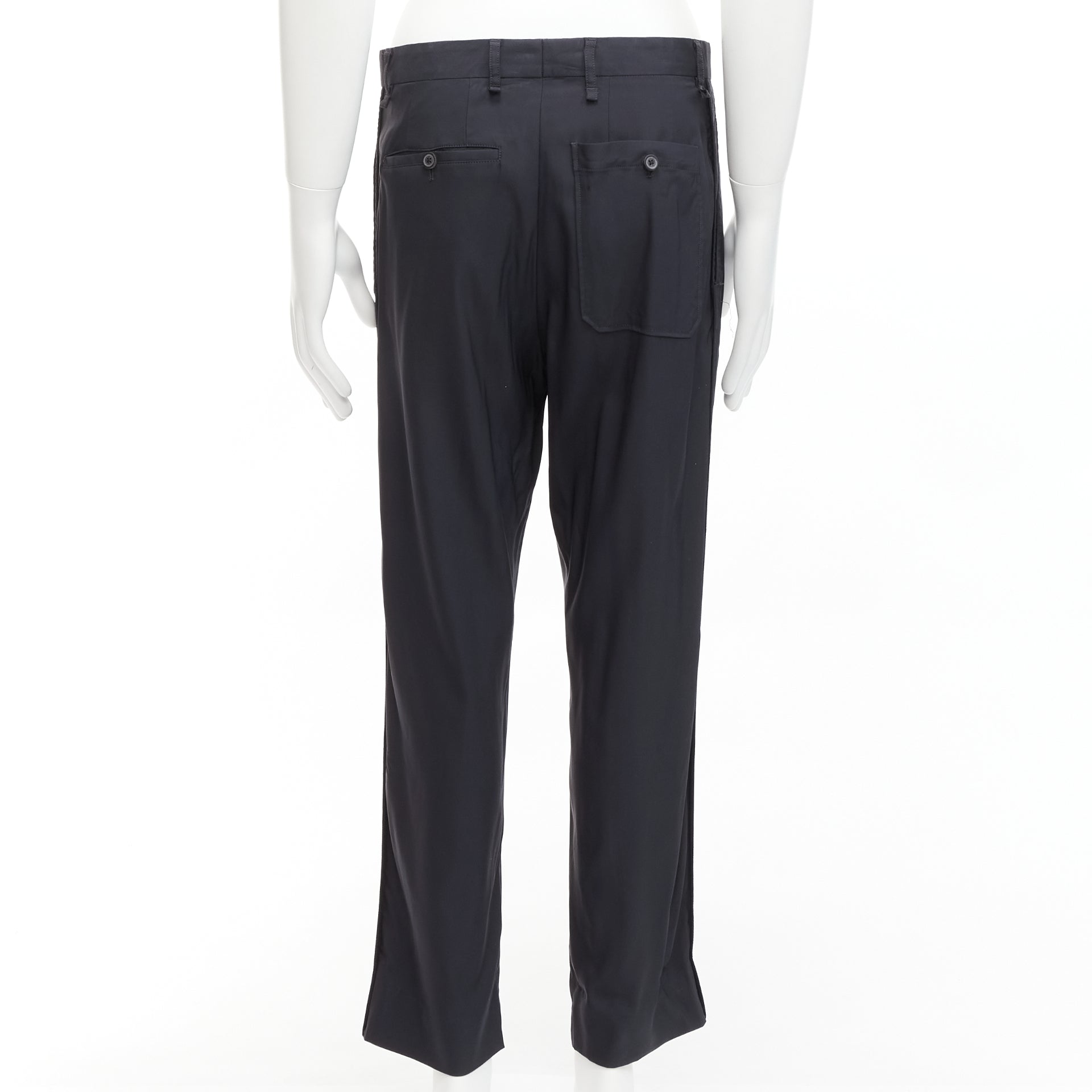 Lanvin Tapered Pleat Pants - Side view