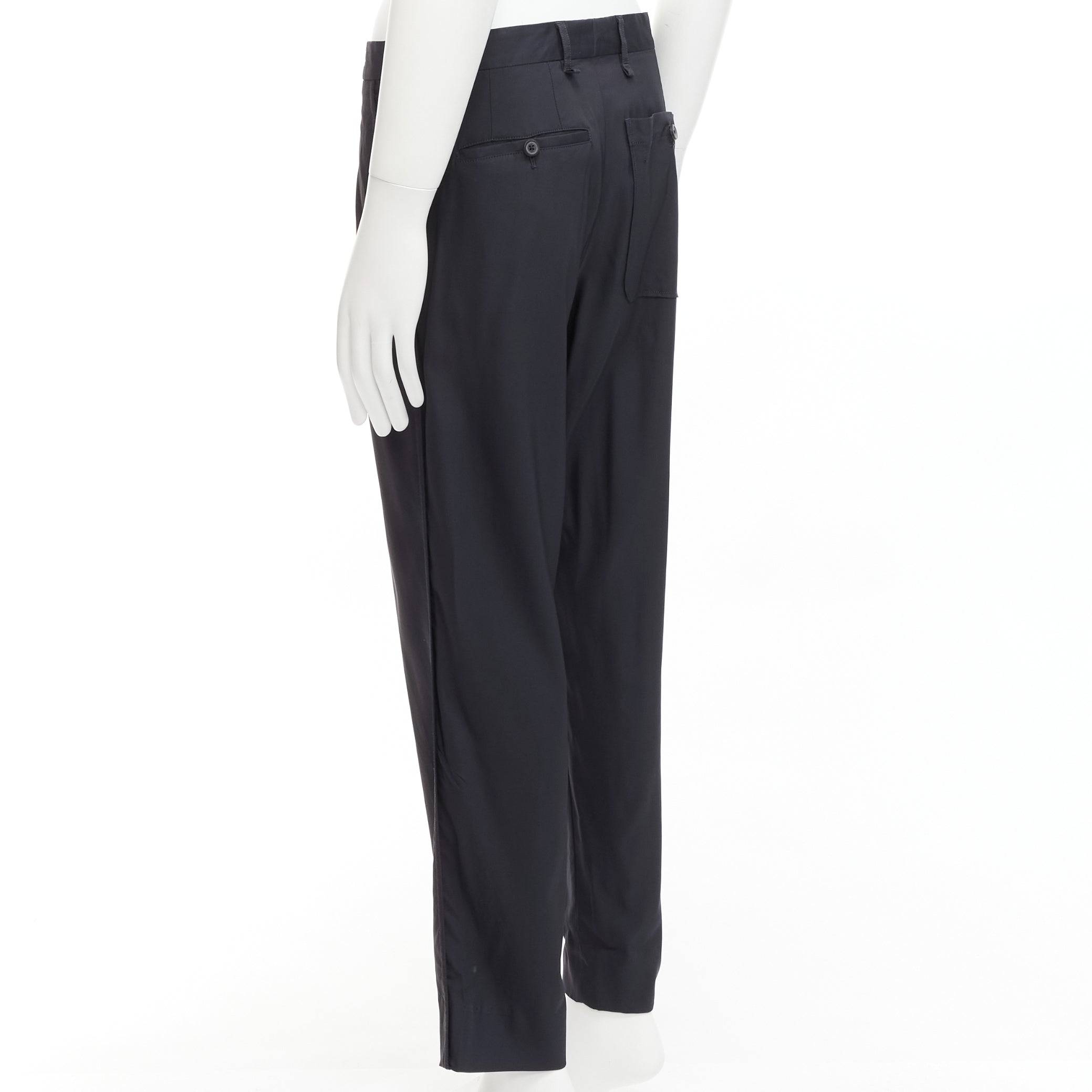 Lanvin Tapered Pleat Pants - Detail 1