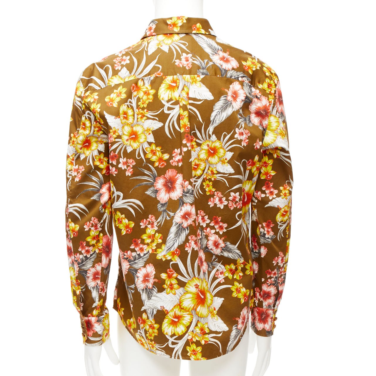 Fausto Puglisi Floral Cotton Shirt - Side view