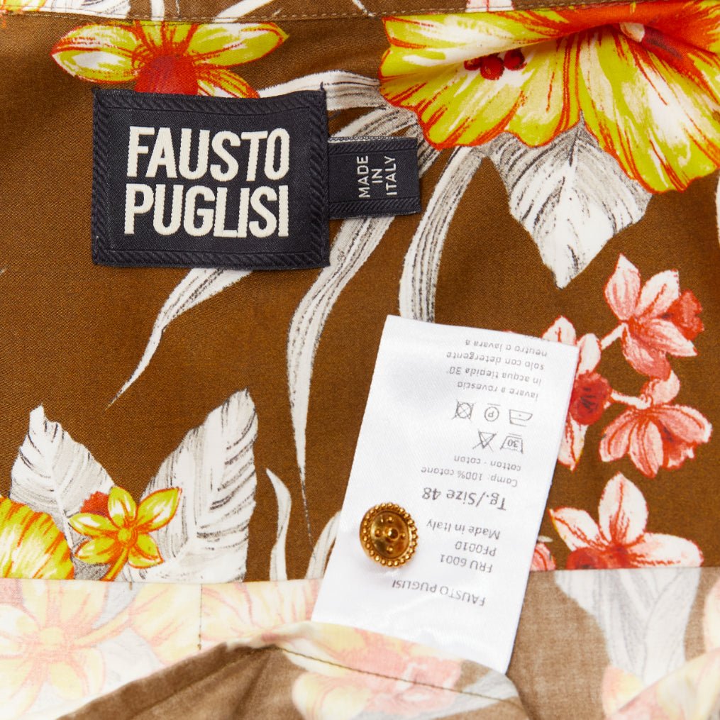 Fausto Puglisi Floral Cotton Shirt - Image 10