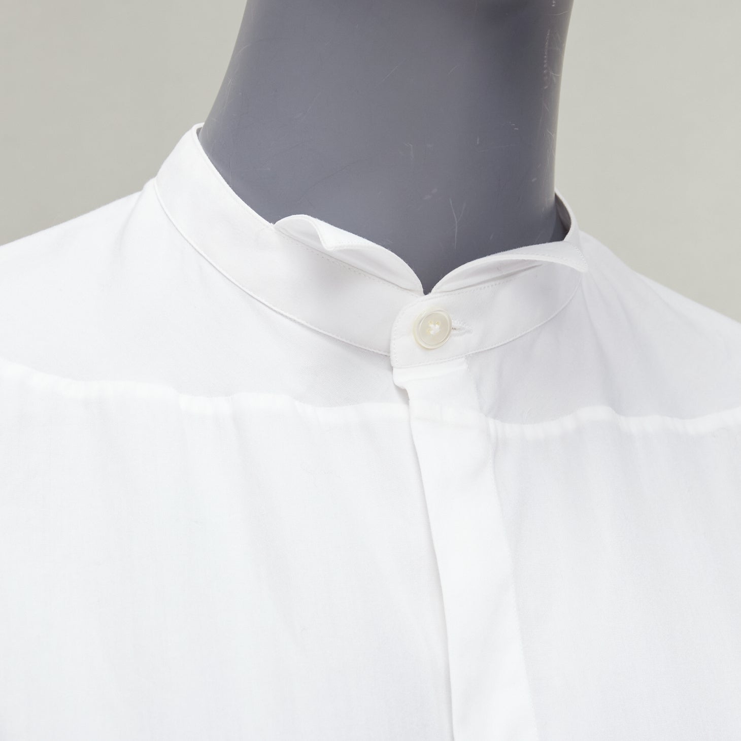 Lanvin White Bow Collar Shirt - Back view