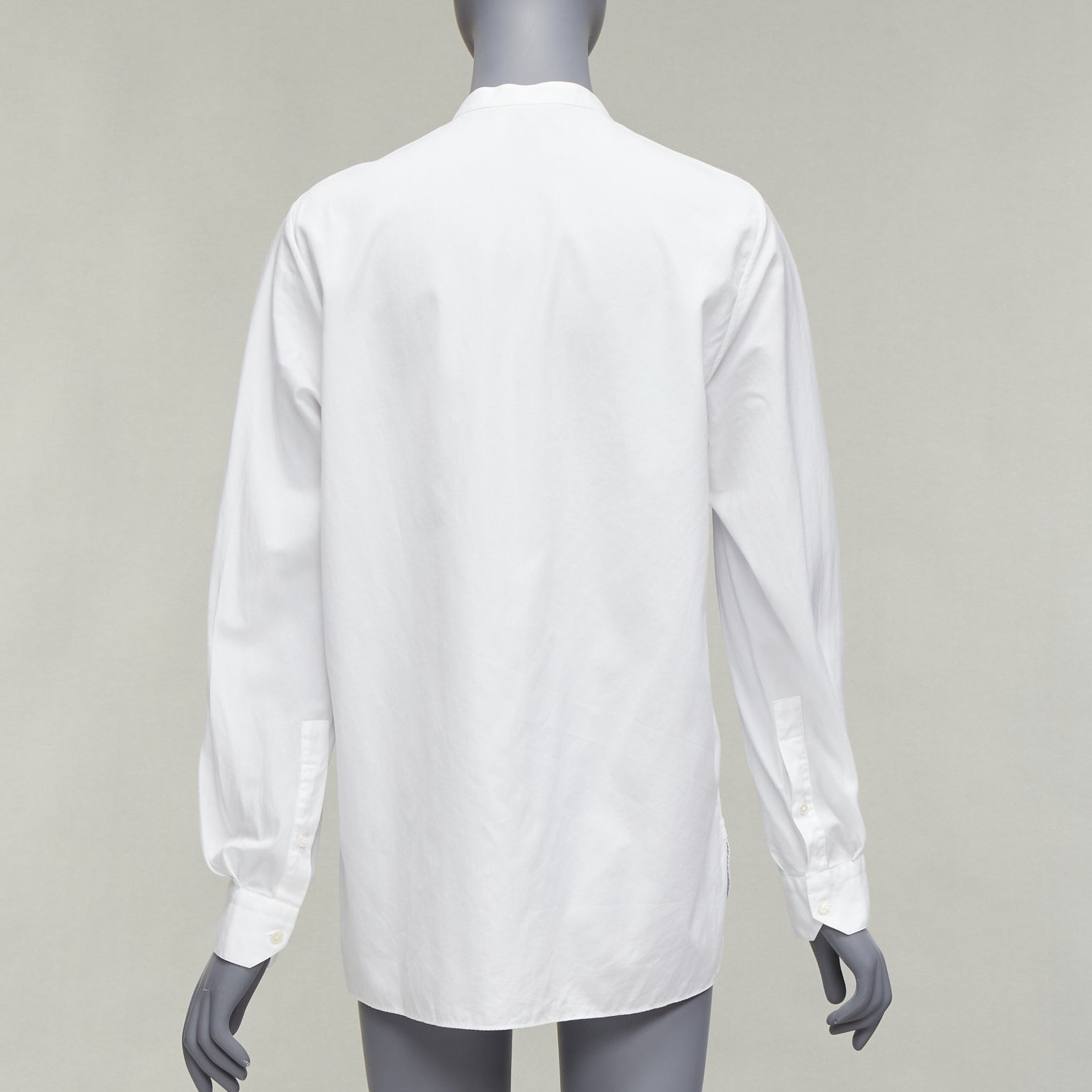Lanvin White Bow Collar Shirt - Side view