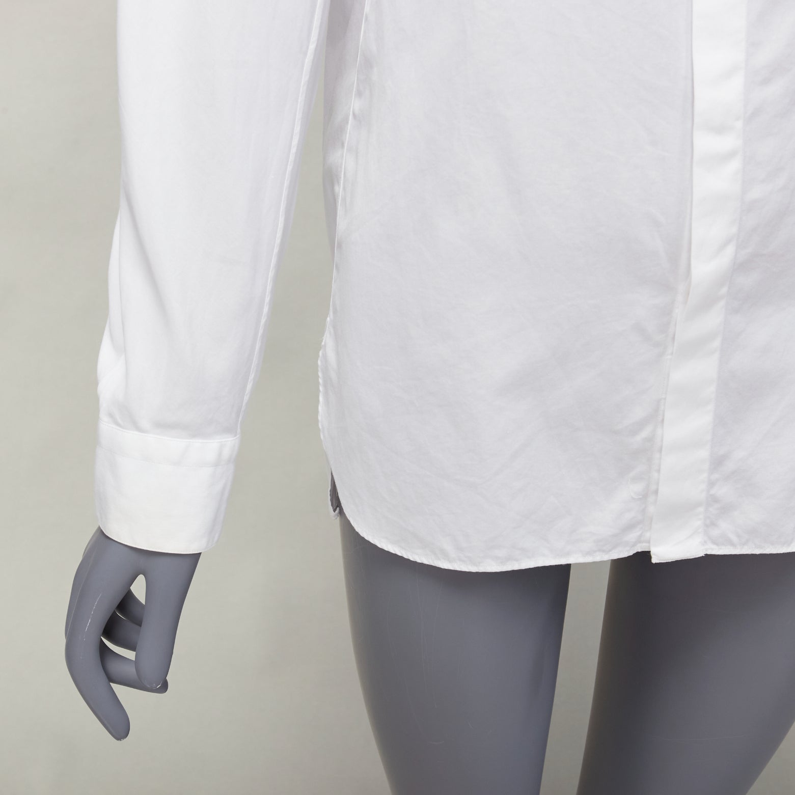 Lanvin White Bow Collar Shirt - Detail 2