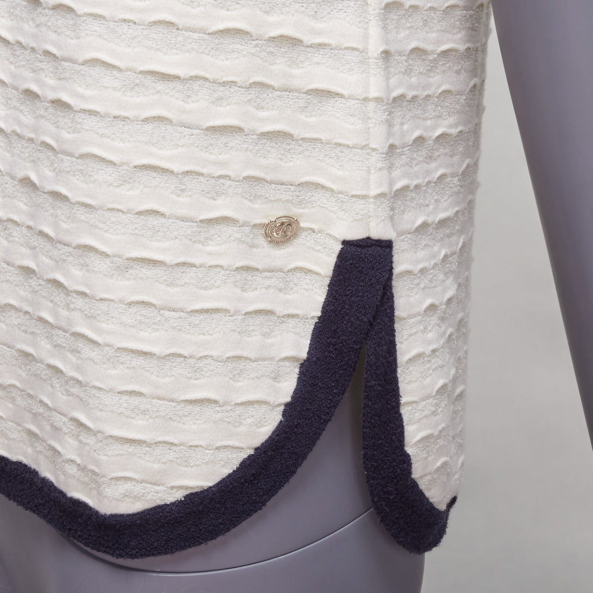 Chanel Camo Button Top - Back view