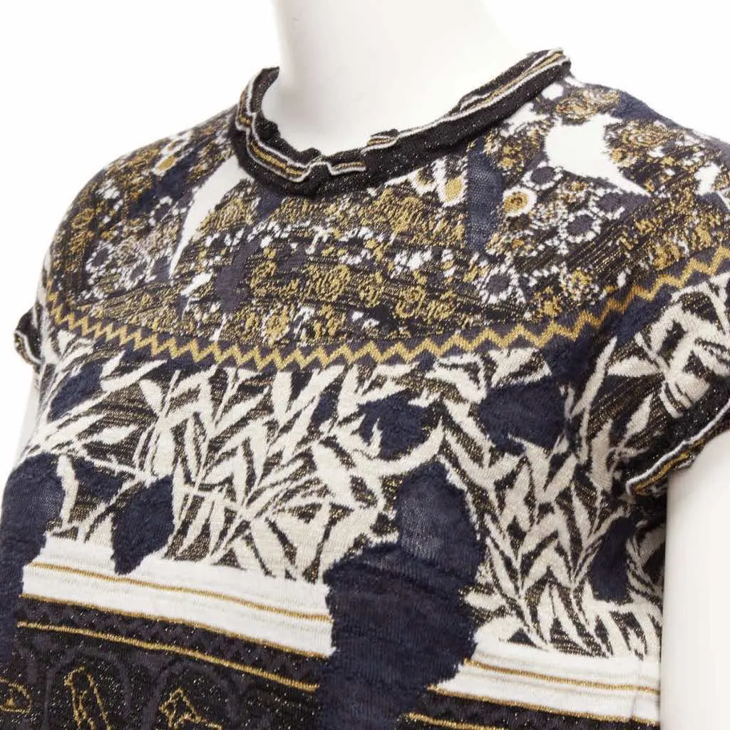 Chanel Egyptian CC Sweater Black Cotton Never worn - Back View