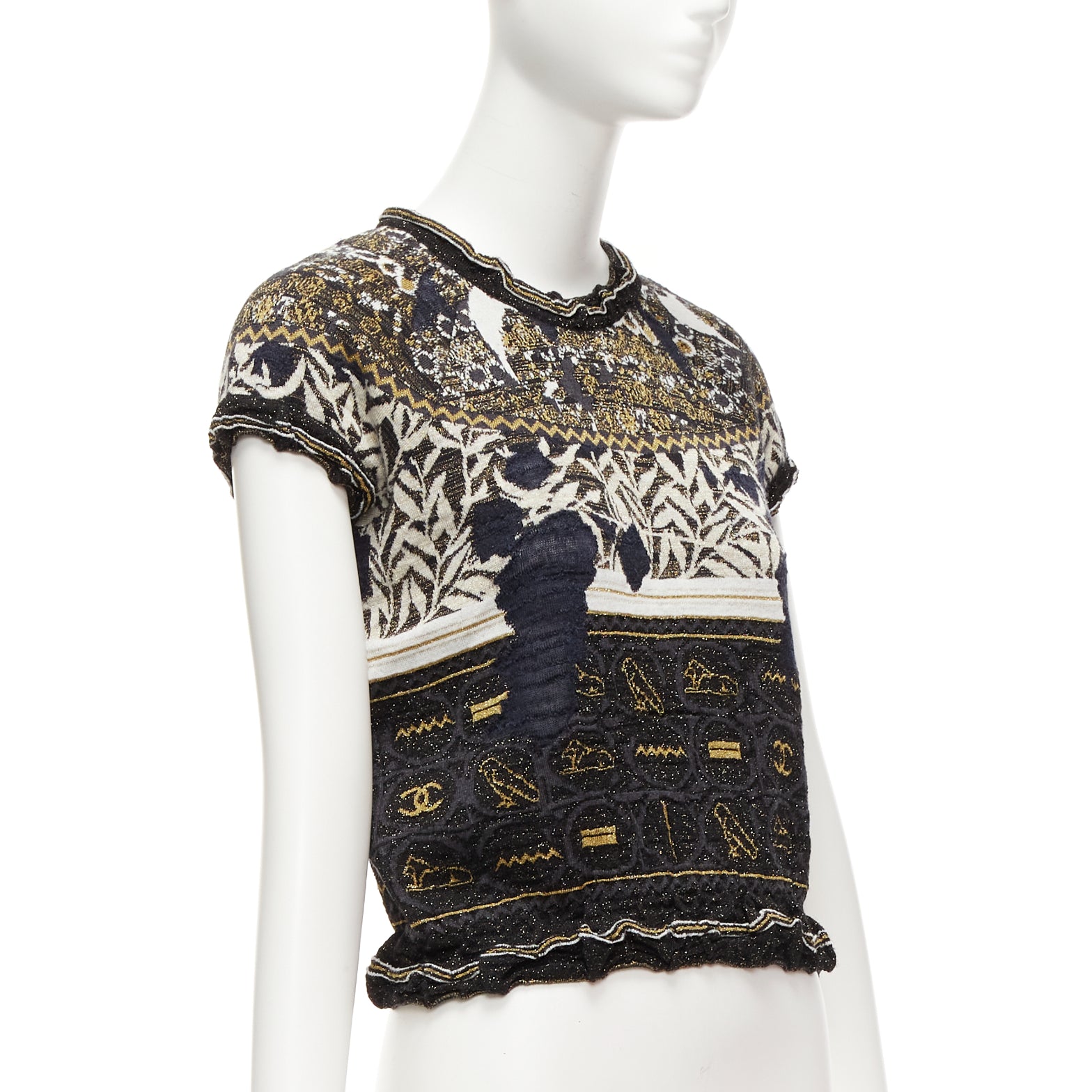 Chanel Egyptian CC Sweater - Image 6