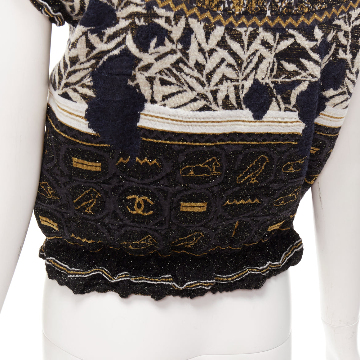 Chanel Egyptian CC Sweater - Detail 2