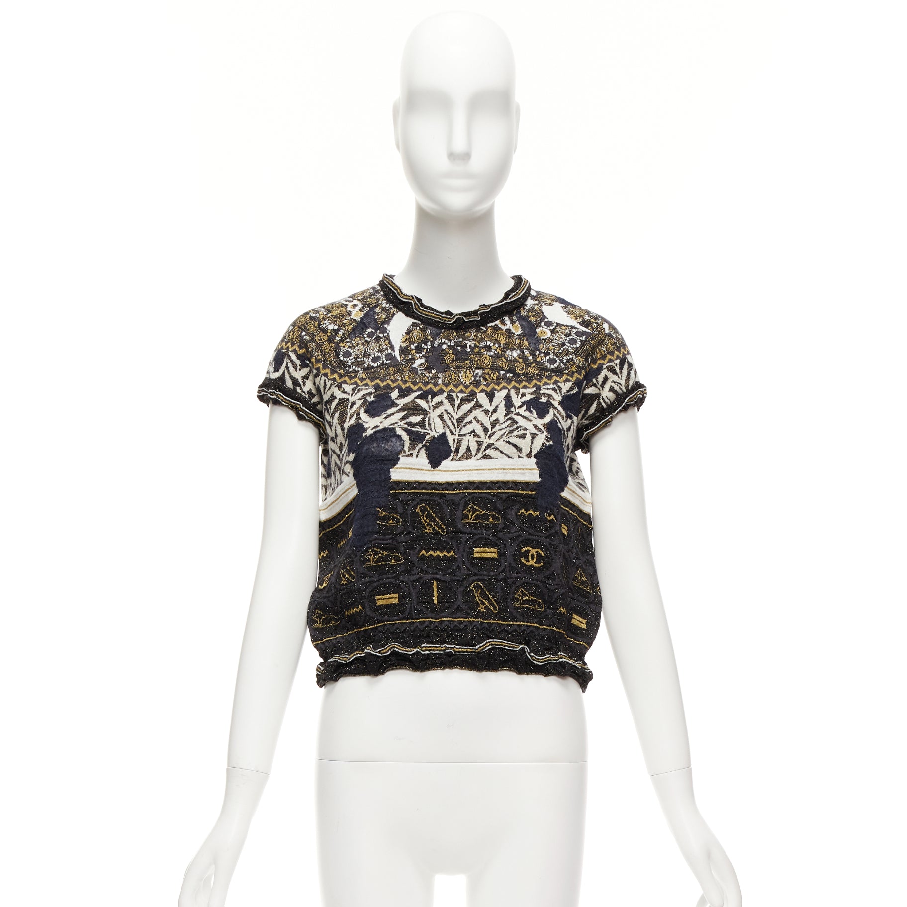 Chanel Egyptian CC Sweater - Image 11