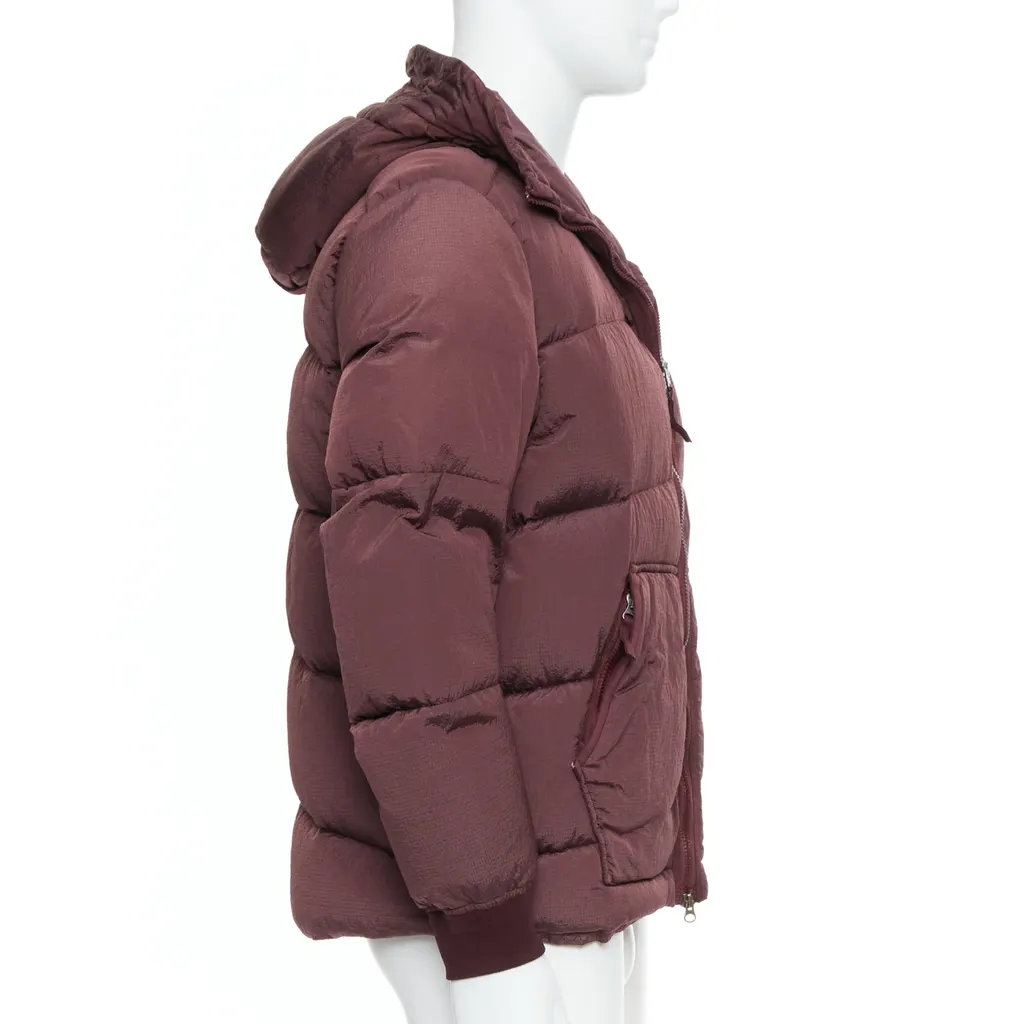Stone Island Purple Down Puffer Jacket Purple Never worn - Box View