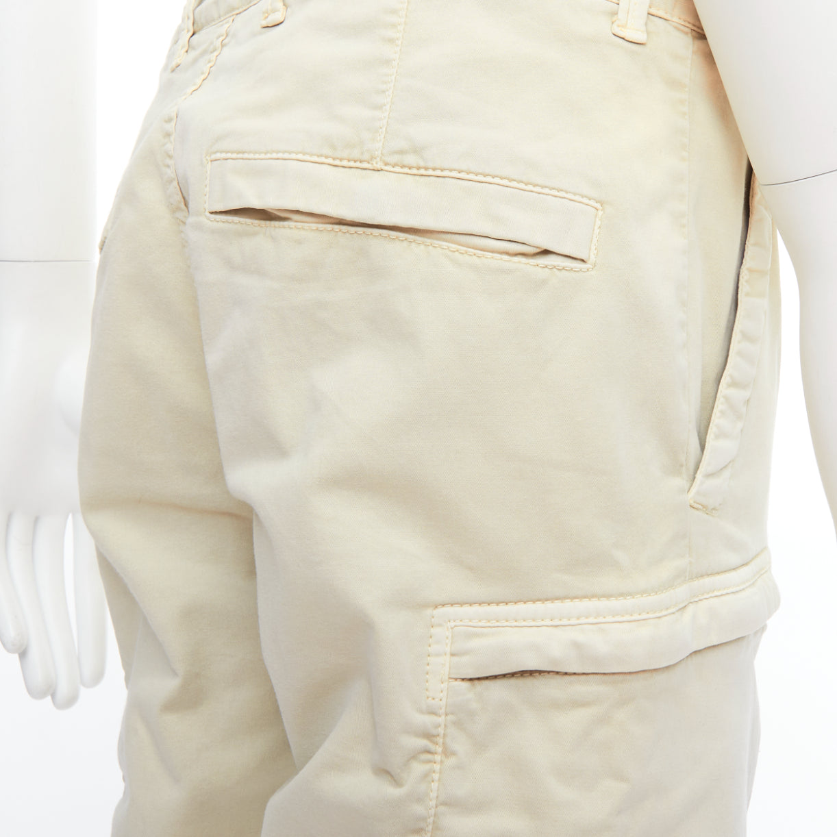 Stone Island Logo Patch Shorts - Back view