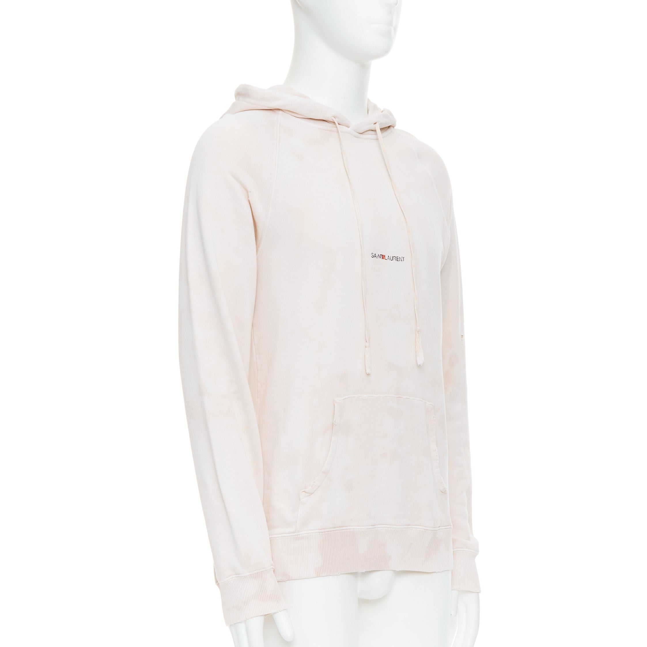 Saint Laurent Distressed Logo Hoodie - Image 6