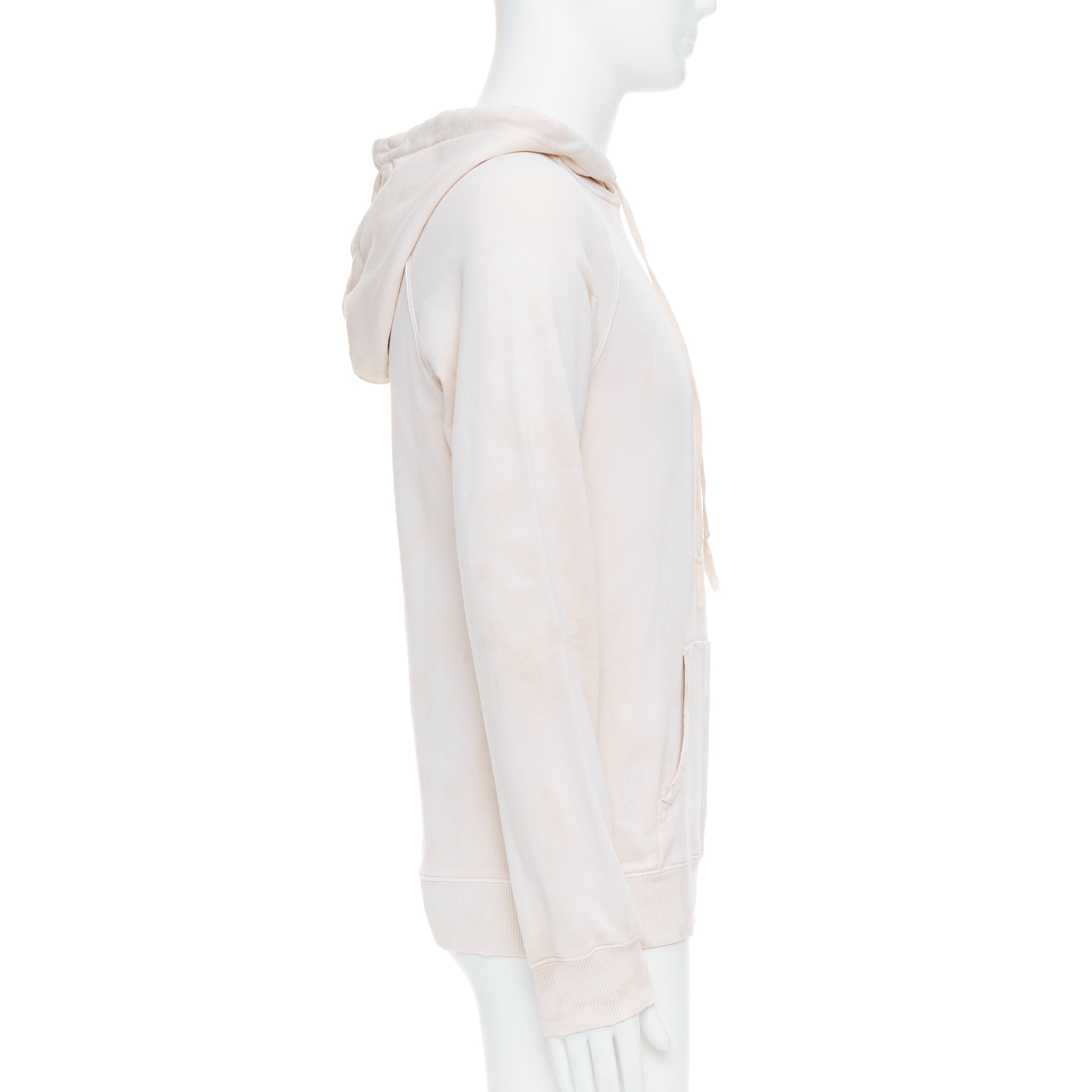 Saint Laurent Distressed Logo Hoodie - 4