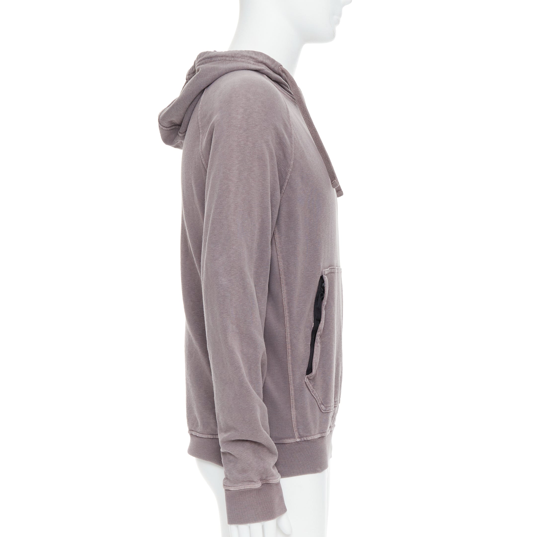 Stone Island Washed Cotton Hoodie - 4