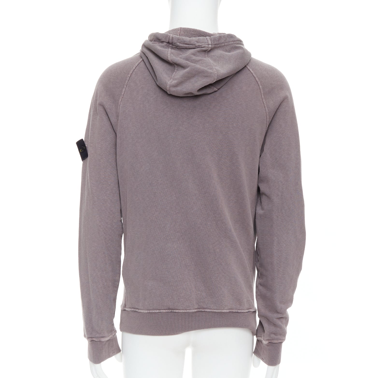 Stone Island Washed Cotton Hoodie - Side view