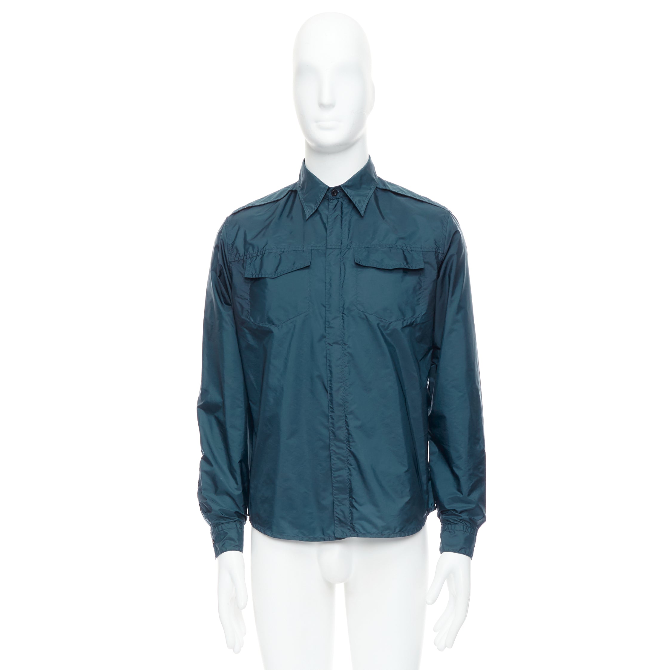 Prada Nylon Zip Shirt - Image 11