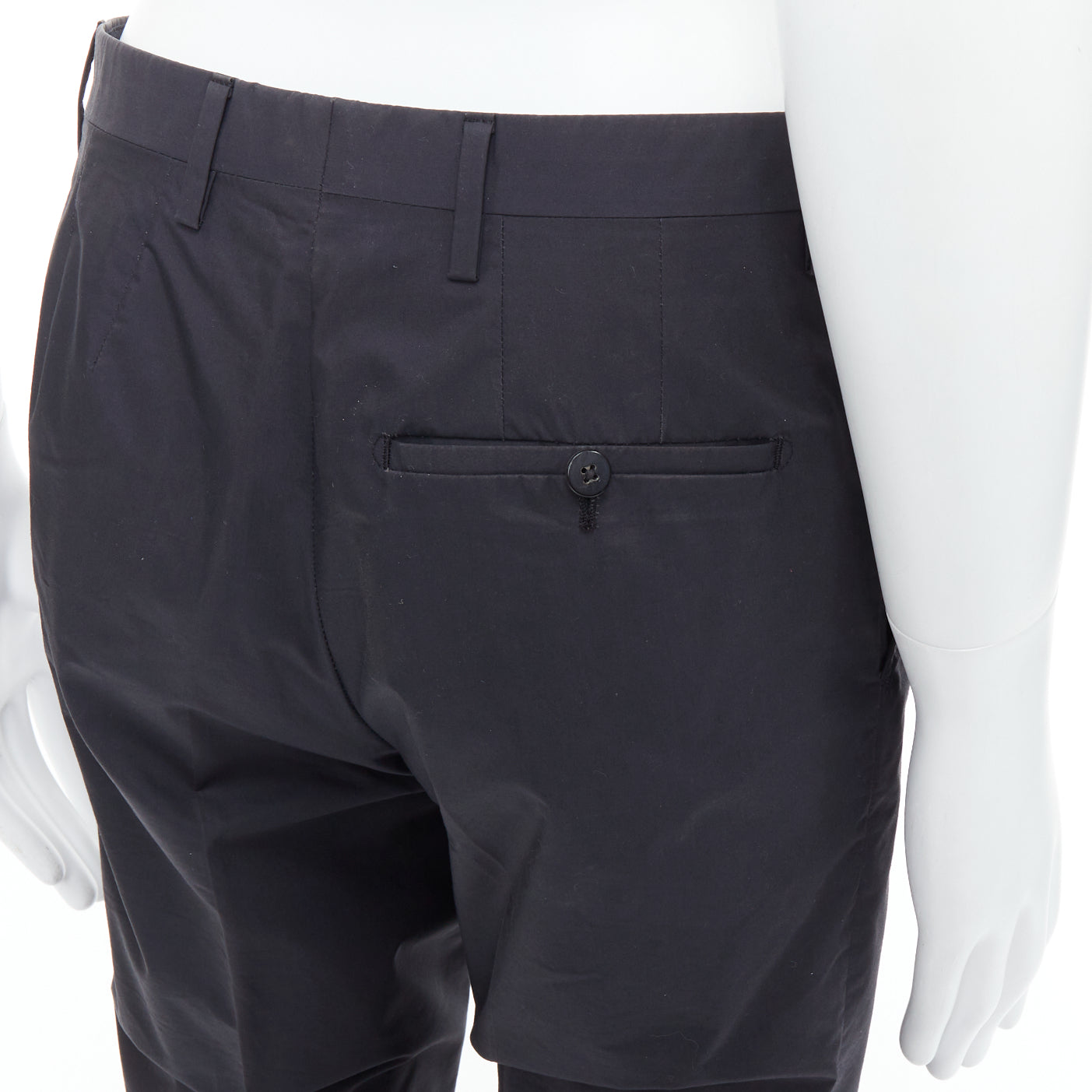 Lanvin Pinstripe Pants - Back view