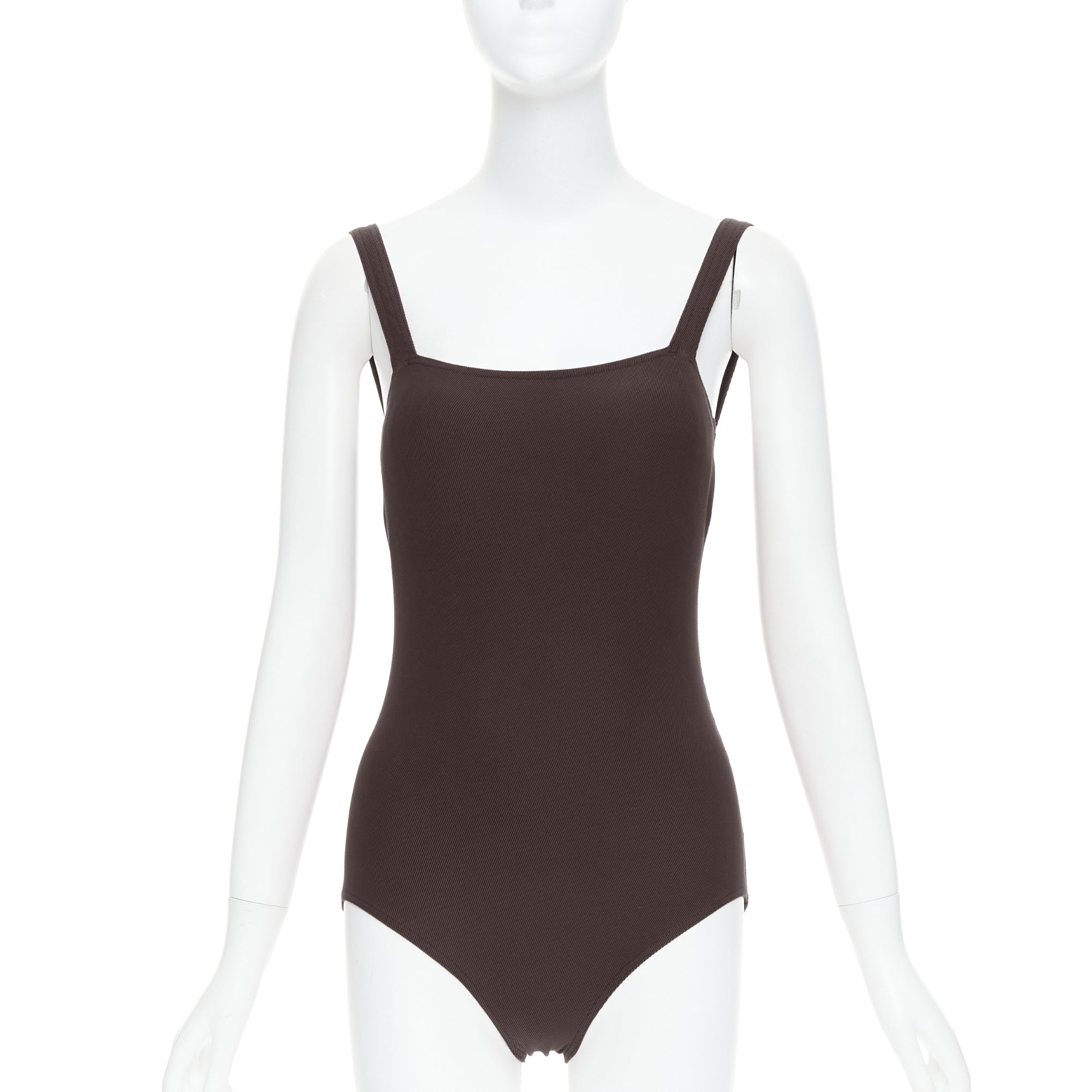 Hermès Brown Twill Bodysuit