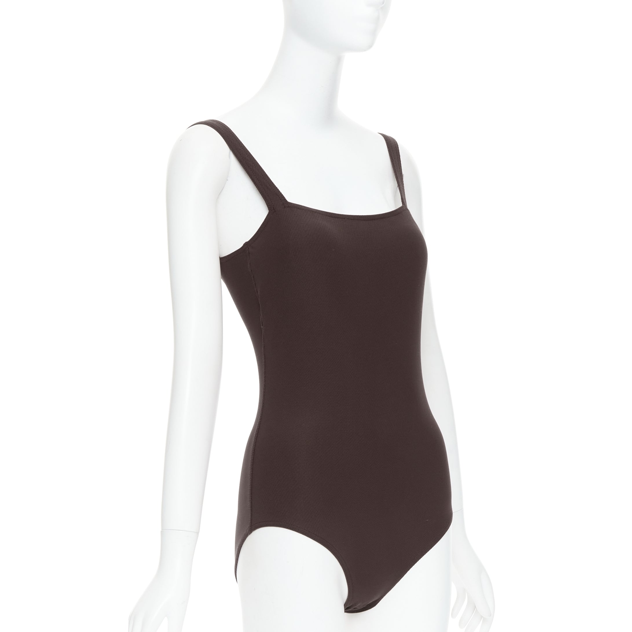Hermès Brown Twill Bodysuit - Image 6