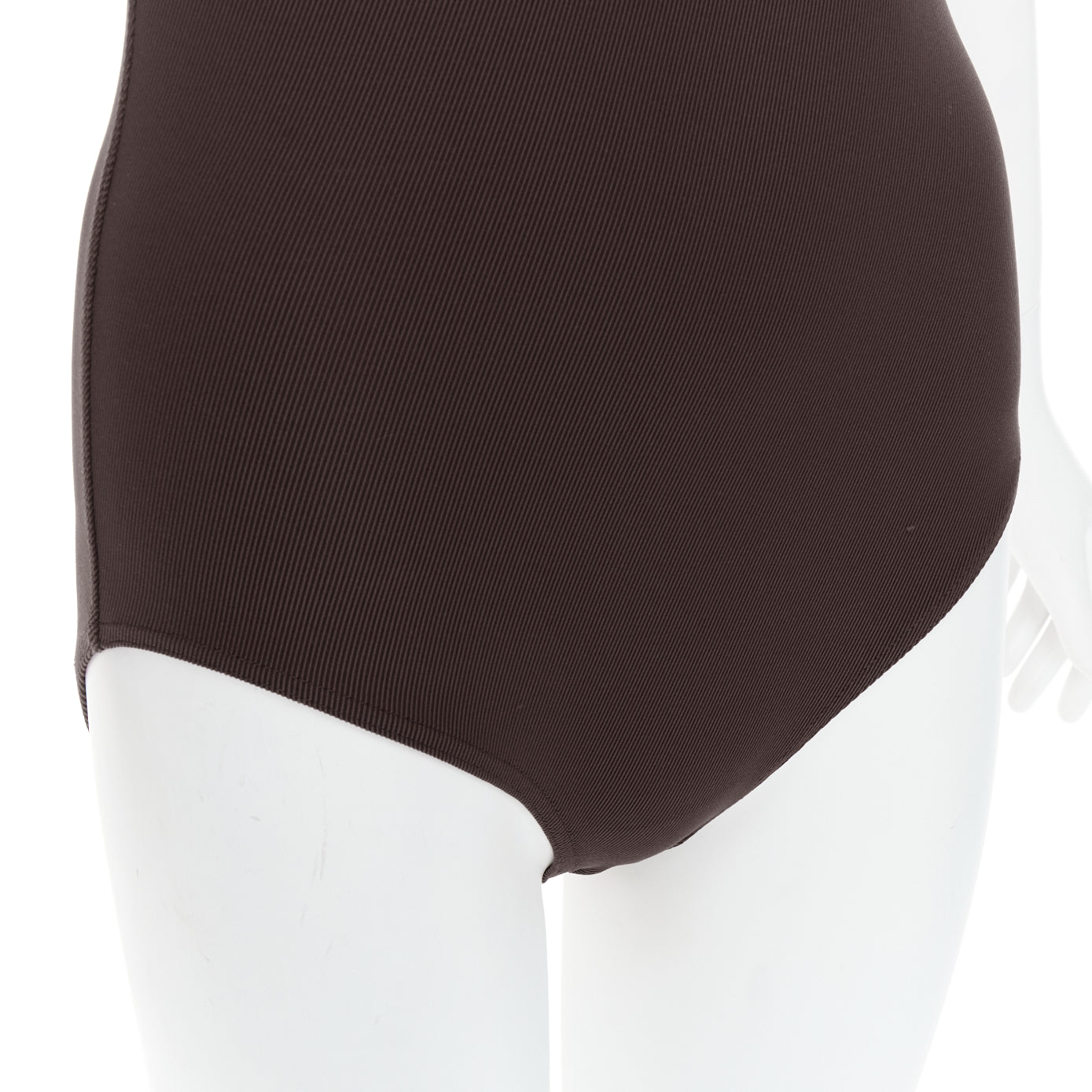 Hermès Brown Twill Bodysuit - Detail 2