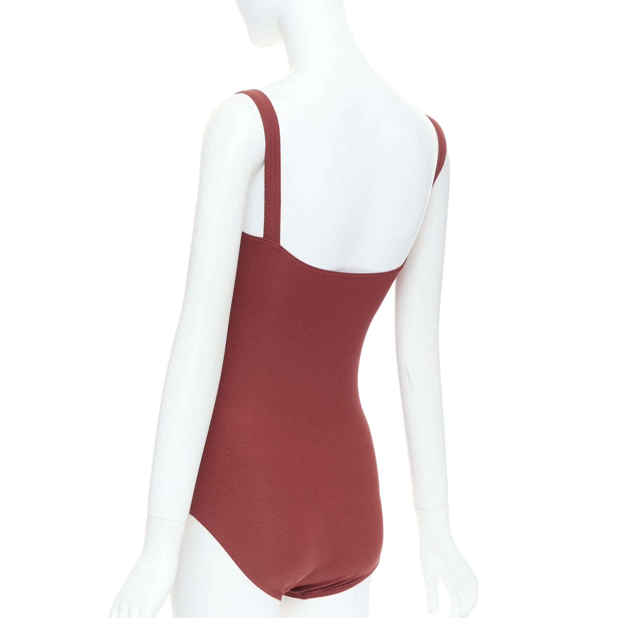 Hermès Orange Twill Bodysuit - Detail 1