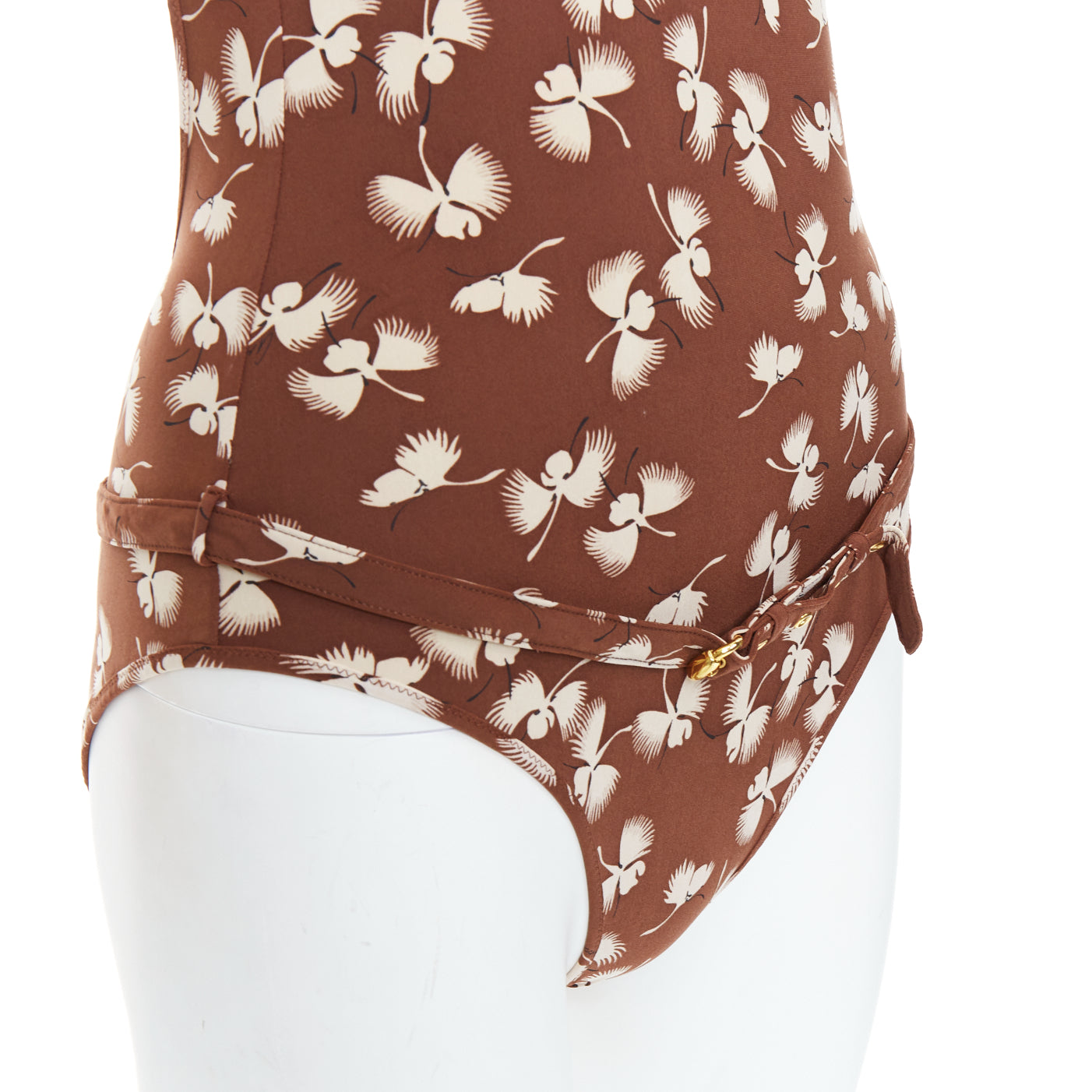 Gucci Floral Belted Swimsuit - Detail 2