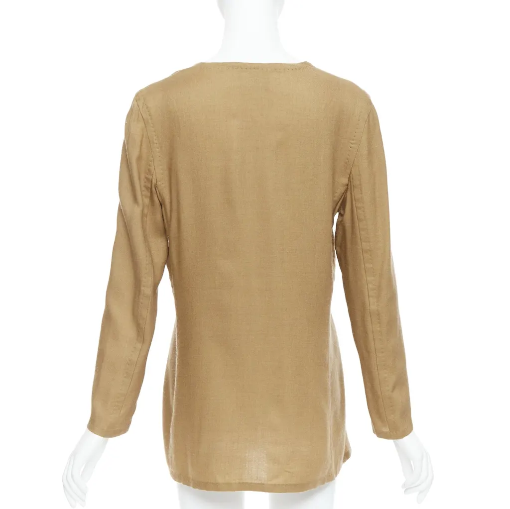 Gianfranco Ferré Cashmere Silk Tunic Brown Cashmere Very good - Box View